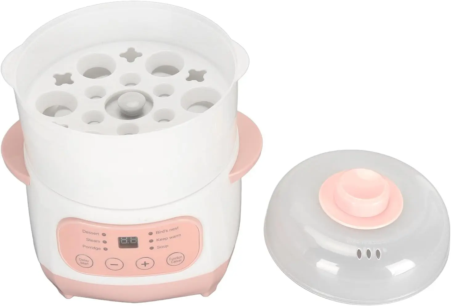 Electric Stew Pot, Dry Burning Prevention Ceramic Lining Smart Soup Cooker for Home Kitchen (US Plug 110V)
Electric Stew Pot, Dry Burning Prevention Ceramic Lining Smart Soup Cooker for Home Kitchen (US Plug 110V)