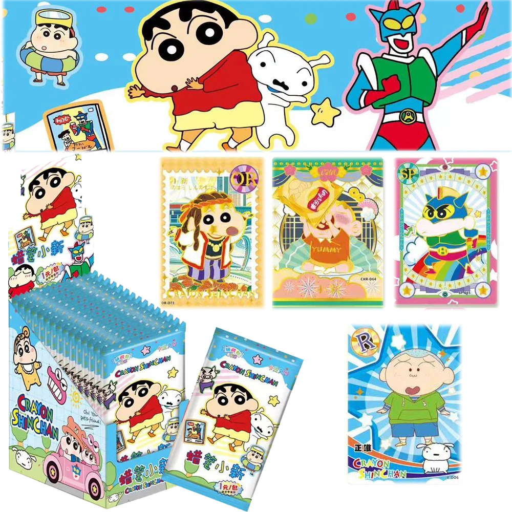 Original Anime Crayon Shin-Chan Fun Time Collection Card Children's Toys Birthday Gifts Booster Doujin Toys
Original Anime Crayon Shin-Chan Fun Time Collection Card Children's Toys Birthday Gifts Booster Doujin Toys