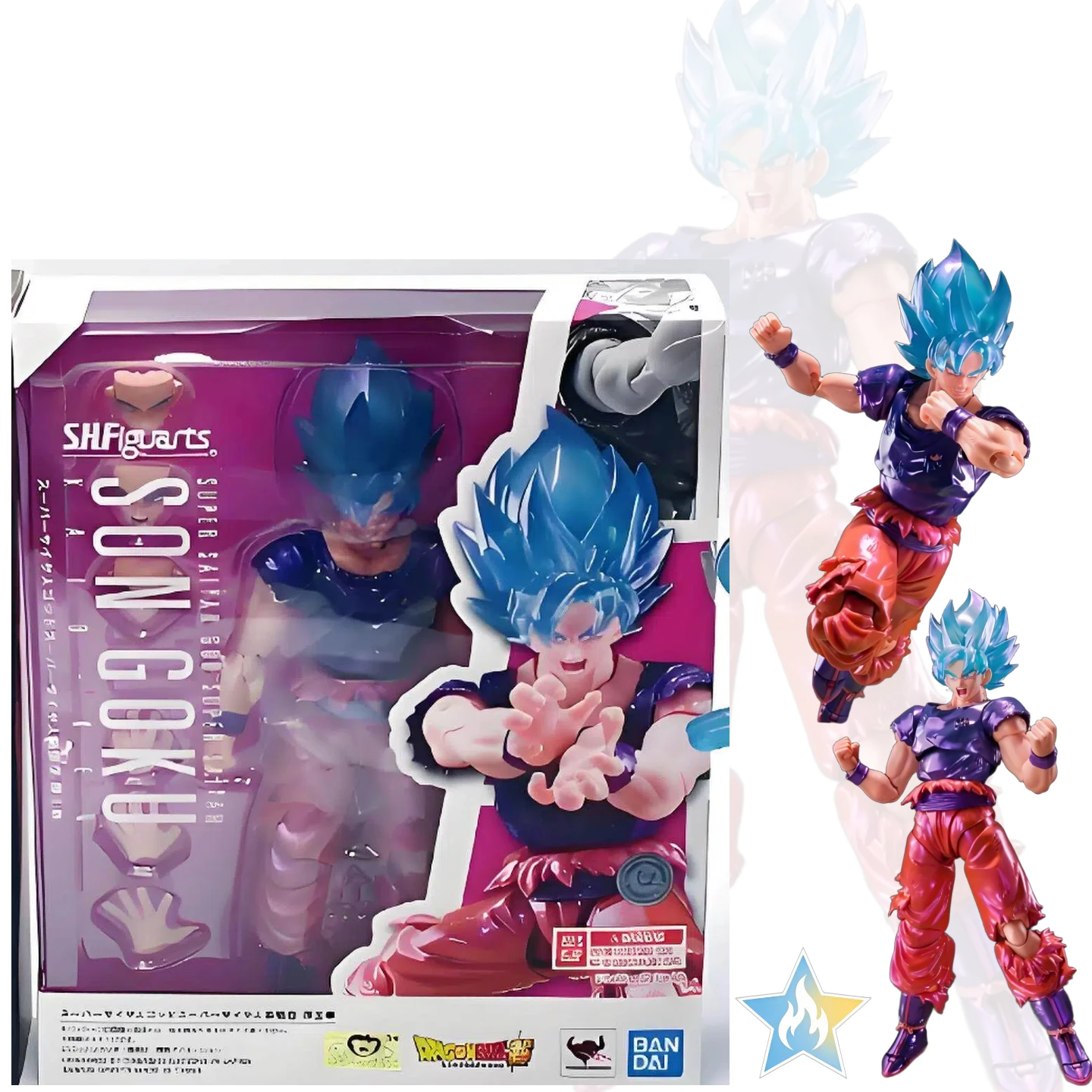 In stock: Bandai SHF Seven Heroes of Dragon Ball VJ - Son Goku - Ultra Blue World King Fist - JUMP Magazine Limited Edition
In stock: Bandai SHF Seven Heroes of Dragon Ball VJ - Son Goku - Ultra Blue World King Fist - JUMP Magazine Limited Edition