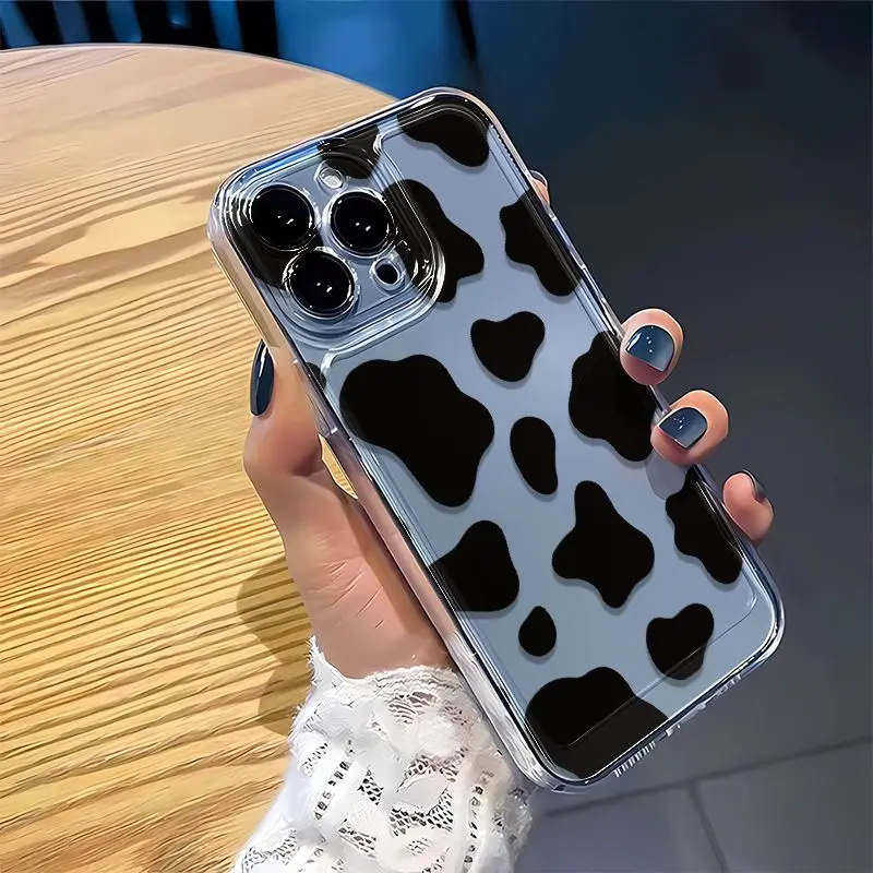 Модный чехол для телефона с рисунком коровьего пятна для iPhone 17, 16, 15, 14, 13, 12, 11 Pro Max XR XS MAX 7, 8 PLUS MINI INS, прозрачный чехол
Модный чехол для телефона с рисунком коровьего пятна для iPhone 17, 16, 15, 14, 13, 12, 11 Pro Max XR XS MAX 7, 8 PLUS MINI INS, прозрачный чехол