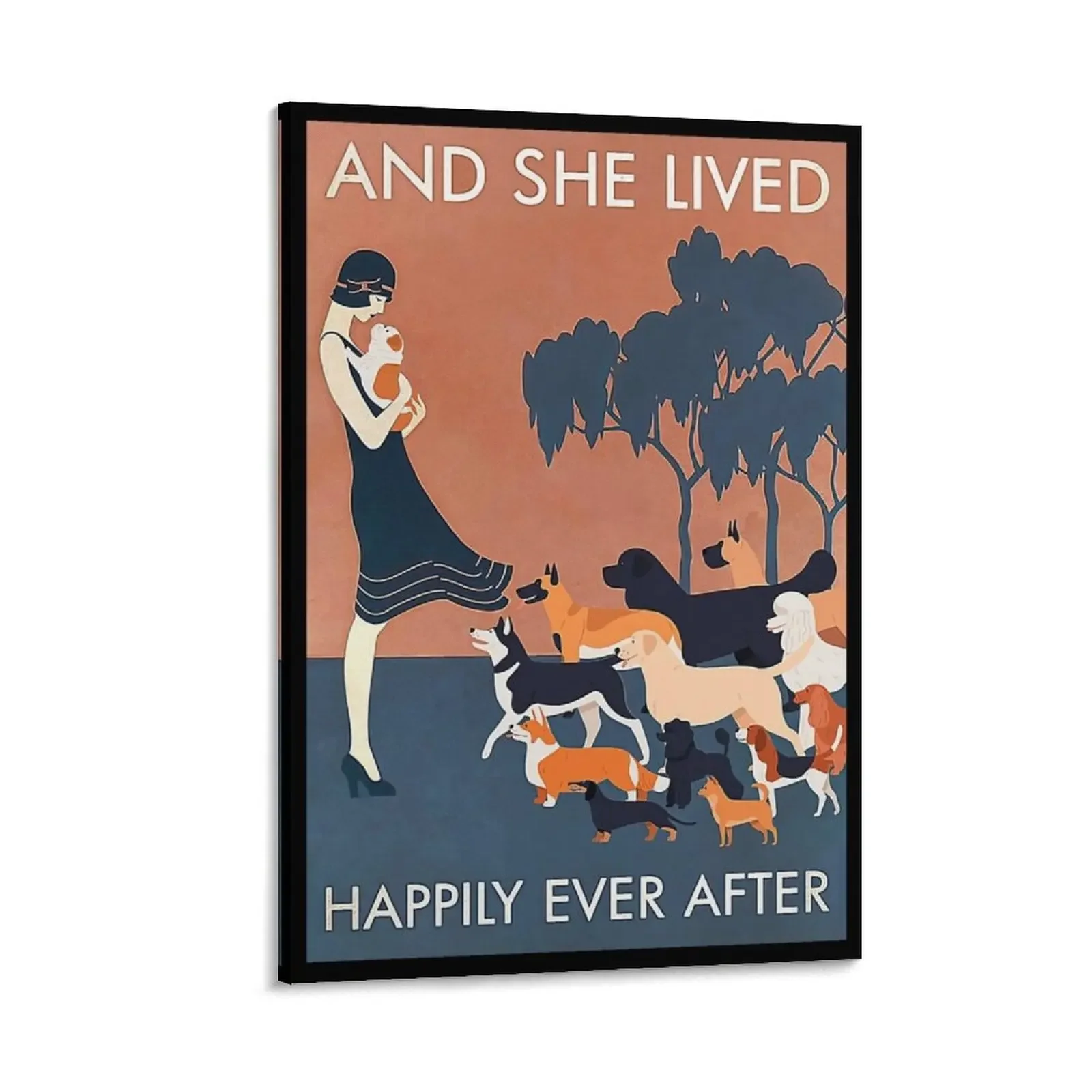 And She Lived Happily Ever After - Graphics Girl Love Dog For Ladies Canvas Painting canvas wall art poster anime
And She Lived Happily Ever After - Graphics Girl Love Dog For Ladies Canvas Painting canvas wall art poster anime