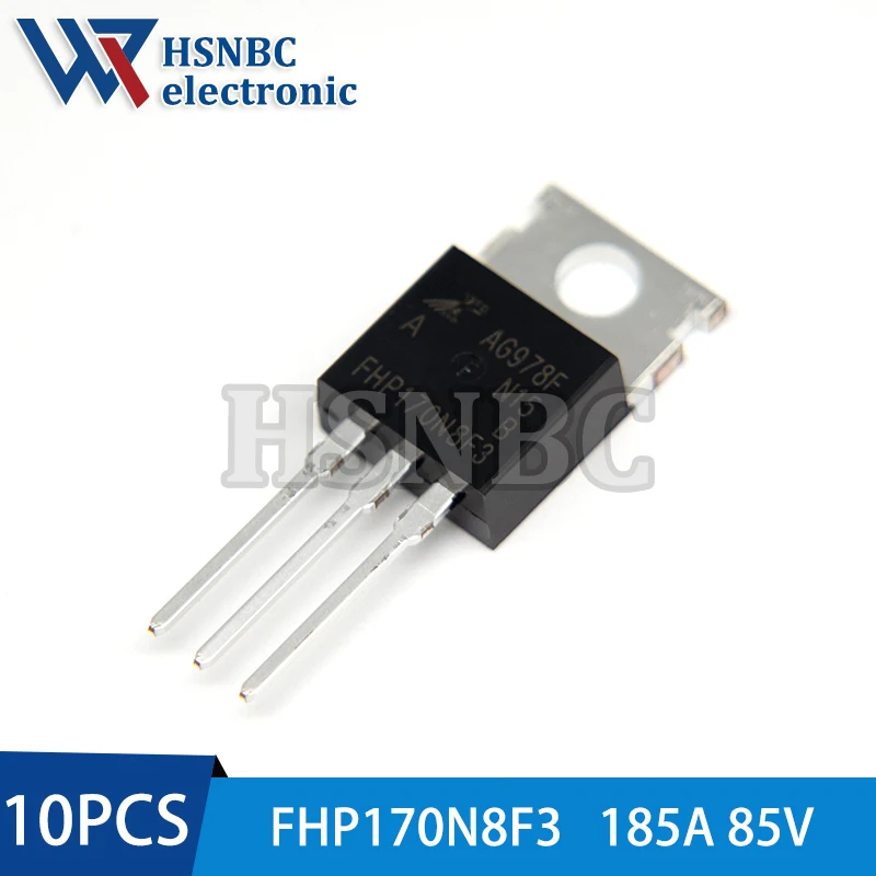 10Pcs/Lot FHP170N8F3 170N8F3 FHP170N8F3A TO-220 185A 85V N-channel Power MOSFET Transistor 100% New Original
10Pcs/Lot FHP170N8F3 170N8F3 FHP170N8F3A TO-220 185A 85V N-channel Power MOSFET Transistor 100% New Original