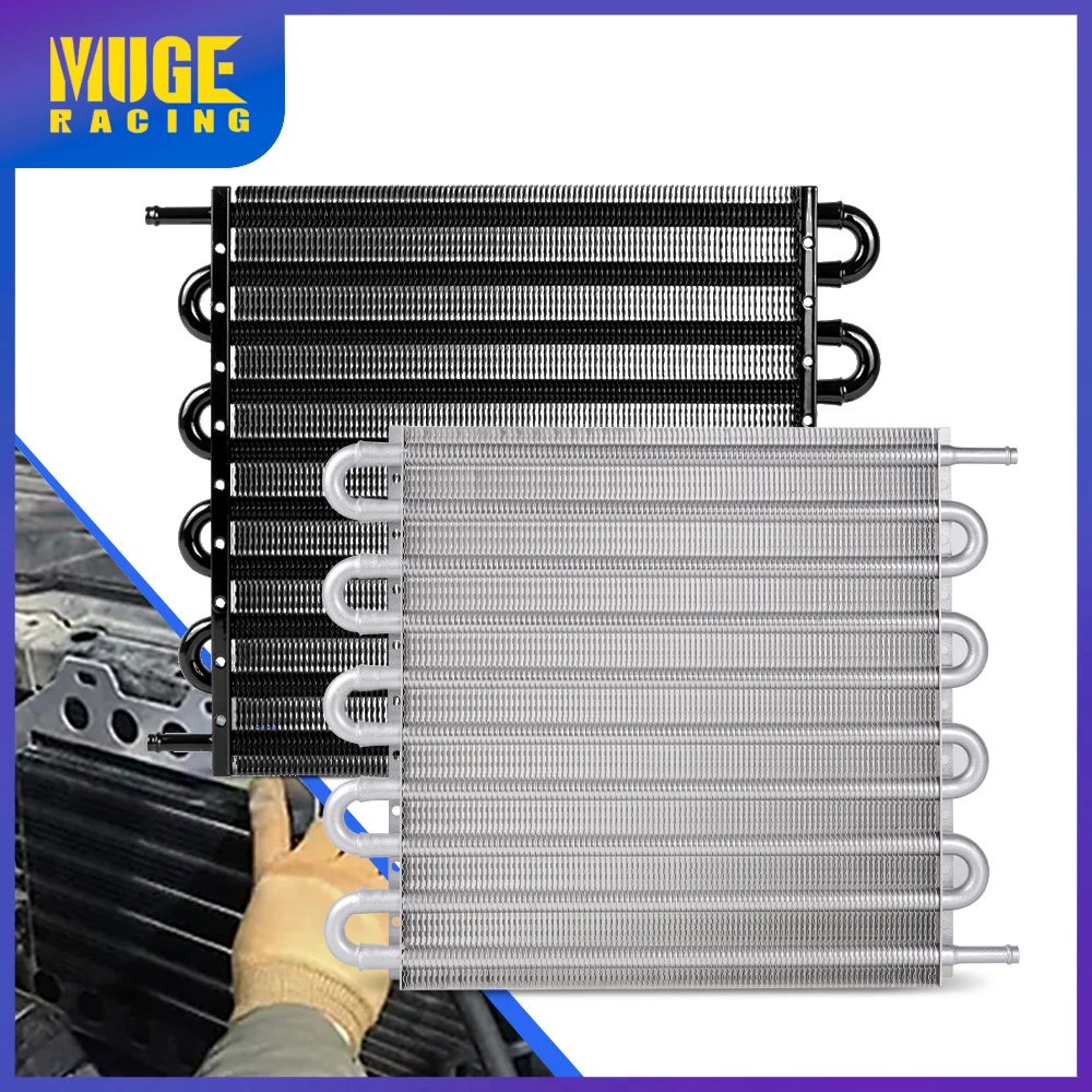 MUGE-10 Row Extended Length Aluminum Oil Cooler Kit 5/16" Radiator Auto-Manual Radiator Converter Kit OSA021
MUGE-10 Row Extended Length Aluminum Oil Cooler Kit 5/16" Radiator Auto-Manual Radiator Converter Kit OSA021