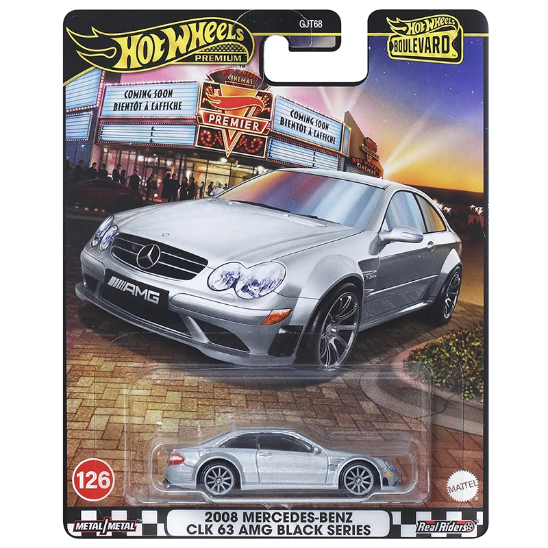 Hot Wheels Cars PREMIUM BOULEVARD 2008 Mercedes-Benz CLK 63 AMG Black Series 1/64 Металлическая литая под давлением модель игрушки GJT68-126
Hot Wheels Cars PREMIUM BOULEVARD 2008 Mercedes-Benz CLK 63 AMG Black Series 1/64 Металлическая литая под давлением модель игрушки GJT68-126