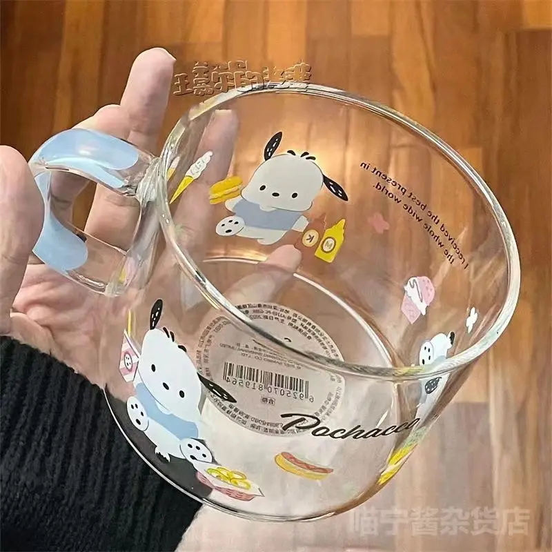 Pochacco Kawaii Sanrio Anime Sweet Glass Water Cup Cute Cartoon Cinnamoroll Kuromi Ins Breakfast Milk Cup Gifts for Kids
Pochacco Kawaii Sanrio Anime Sweet Glass Water Cup Cute Cartoon Cinnamoroll Kuromi Ins Breakfast Milk Cup Gifts for Kids