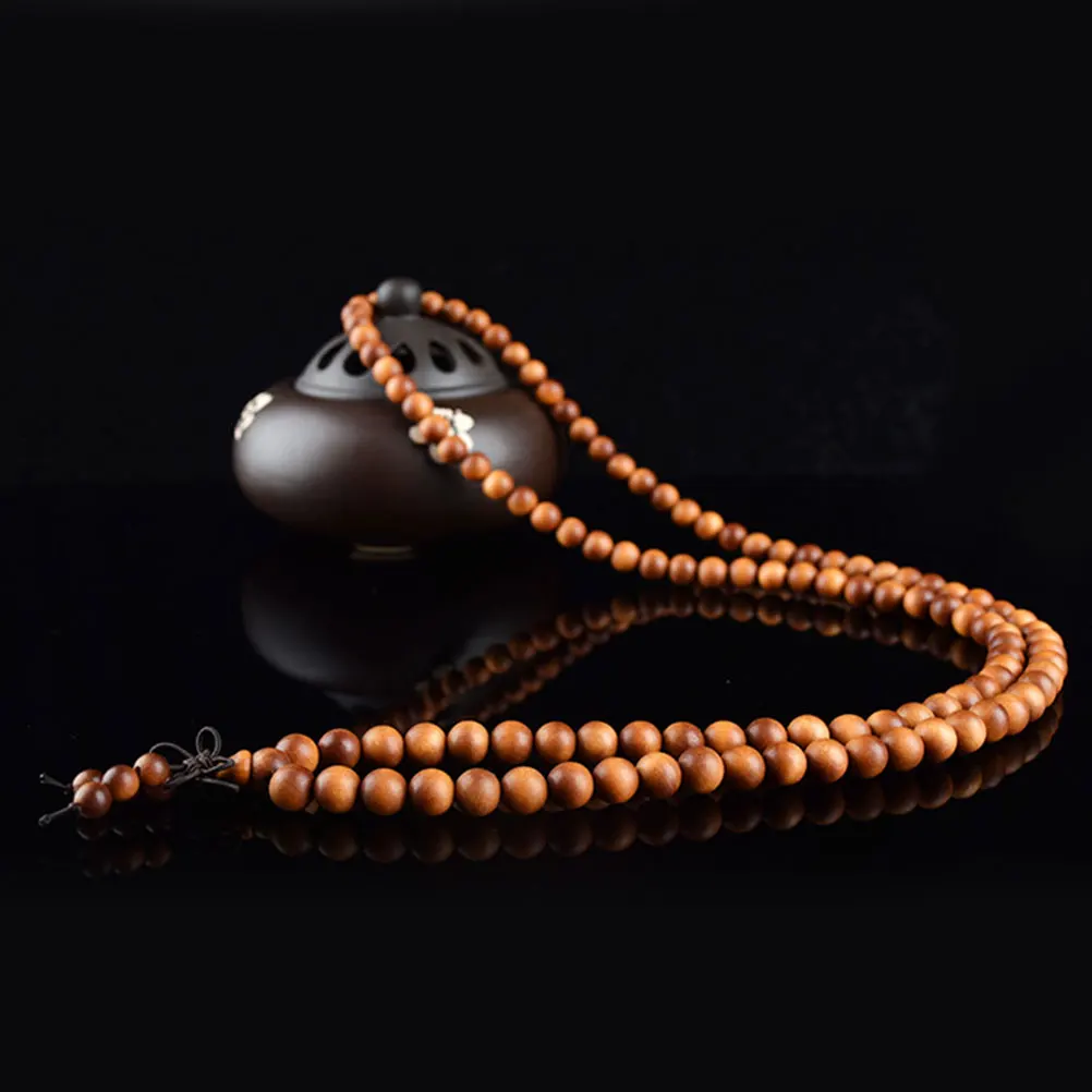 108 Beads 8Mm Sandalwood Bracelet Handmade Wooden Bead Bangle Simple Elegant For Women Men Daily Party Gift Jewelry
108 Beads 8Mm Sandalwood Bracelet Handmade Wooden Bead Bangle Simple Elegant For Women Men Daily Party Gift Jewelry