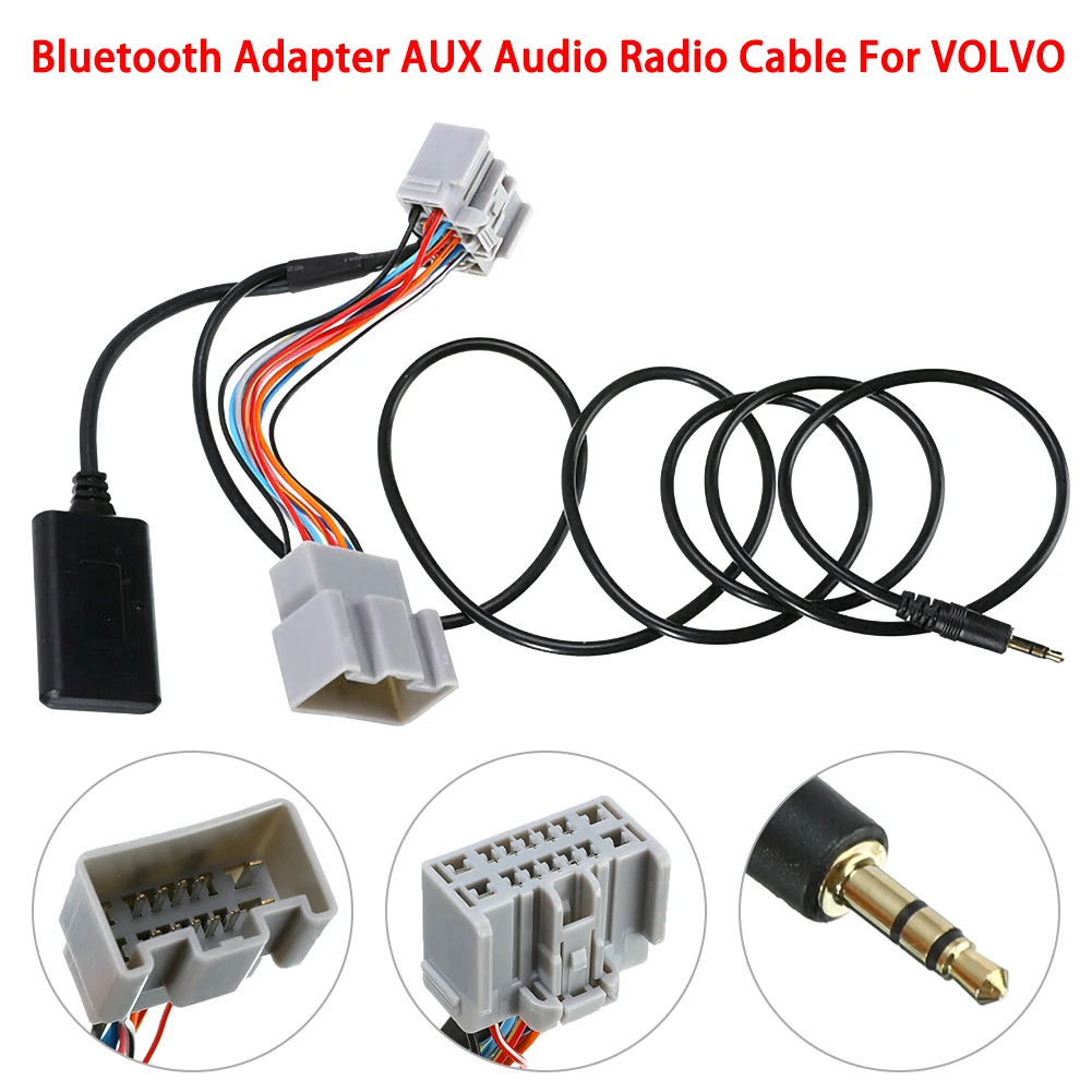 12V 14Pin Car Bluetooth Audio Cable Vehicle AUX Adapter For VOLVO C30 S40 V40 V50 S60 S70 C70 Auto Accessories
12V 14Pin Car Bluetooth Audio Cable Vehicle AUX Adapter For VOLVO C30 S40 V40 V50 S60 S70 C70 Auto Accessories