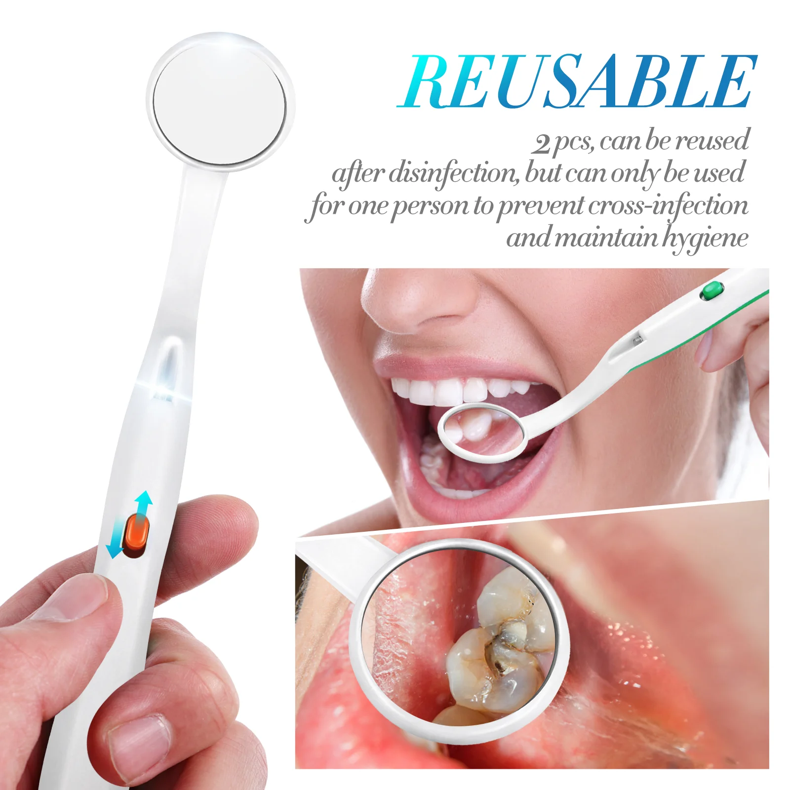 Mirror Mouth Inspectionoral Teeth Toolangle Diagnostic Fog Light Handle Led Home Curve Lighted Use Cleaning Anti Dentist Care
Mirror Mouth Inspectionoral Teeth Toolangle Diagnostic Fog Light Handle Led Home Curve Lighted Use Cleaning Anti Dentist Care