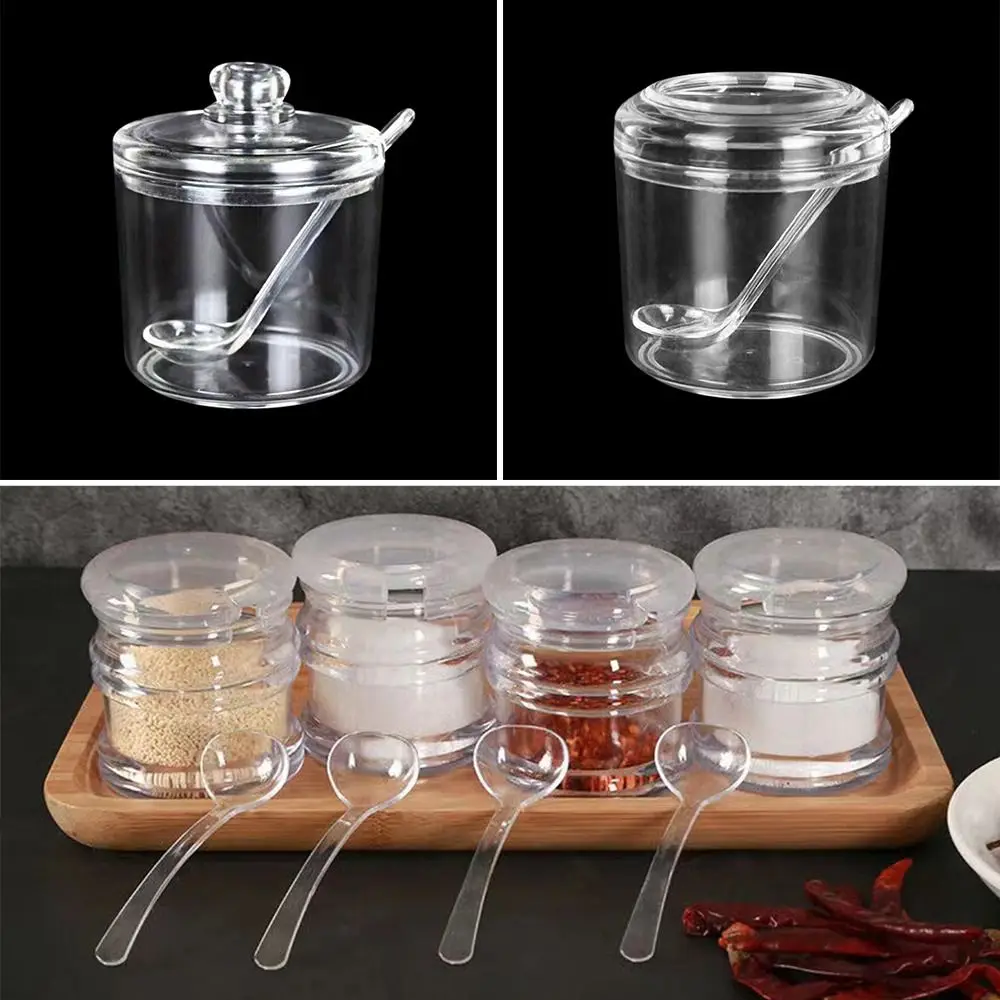 Bottle With Lid Kitchen Gadget Salt Organizer Pepper Sugar Box Spice Shaker Storage Jars Condiment Container Seasoning Boxes
Bottle With Lid Kitchen Gadget Salt Organizer Pepper Sugar Box Spice Shaker Storage Jars Condiment Container Seasoning Boxes