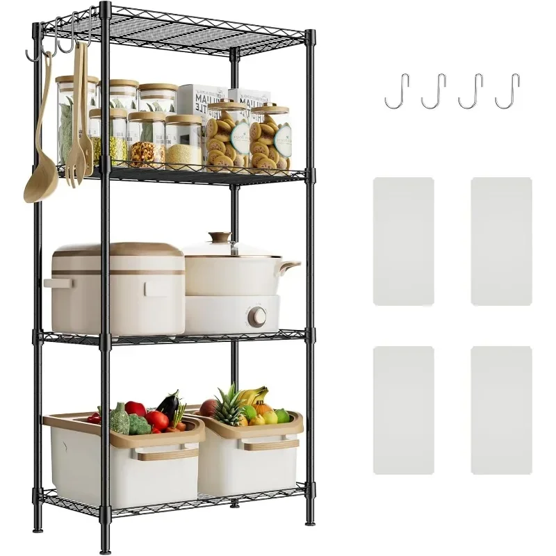 Wire Shelves Heavy Duty Storage Rack Adjustable Vertical Storage Rack Unit for Kitchen Pantry Laundry Room Office
Wire Shelves Heavy Duty Storage Rack Adjustable Vertical Storage Rack Unit for Kitchen Pantry Laundry Room Office