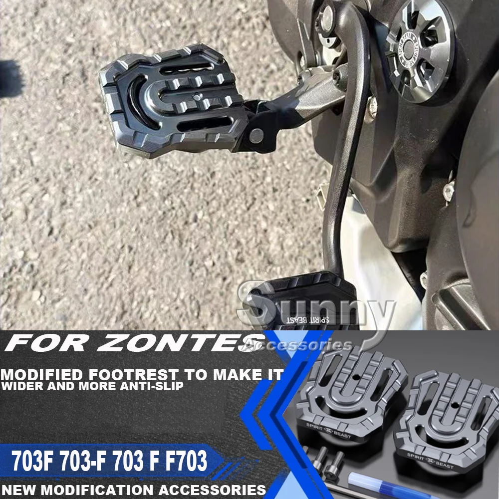 FOR ZONTES 703F 703-F 703 F F703 Motorcycle Pedal Enlarged Anti-slip Front Left and Right Pedals Three-cylinder ADV Pedal
FOR ZONTES 703F 703-F 703 F F703 Motorcycle Pedal Enlarged Anti-slip Front Left and Right Pedals Three-cylinder ADV Pedal