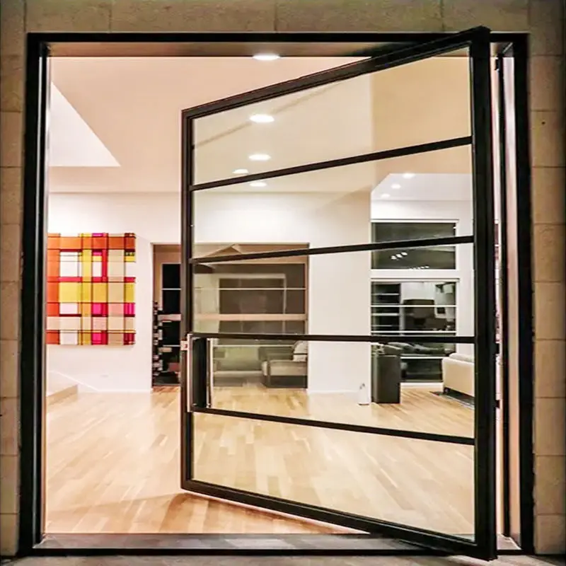 Modern Design Villa Living Room Luxurious Partition Door Large Sized Noise Reducing Glass Revolving Doors Fashion Pivot Doors
Modern Design Villa Living Room Luxurious Partition Door Large Sized Noise Reducing Glass Revolving Doors Fashion Pivot Doors