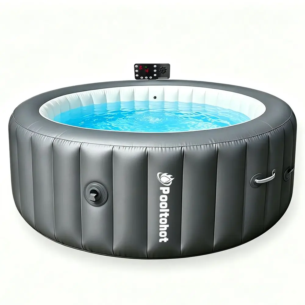 Inflatable Hot Tub 71 x 28, Portable Hot Tubs Builtin Heat Pump and 6Color Lights for 24 Person, Blow Up Outdoor Hot Tubs with
Inflatable Hot Tub 71 x 28, Portable Hot Tubs Builtin Heat Pump and 6Color Lights for 24 Person, Blow Up Outdoor Hot Tubs with