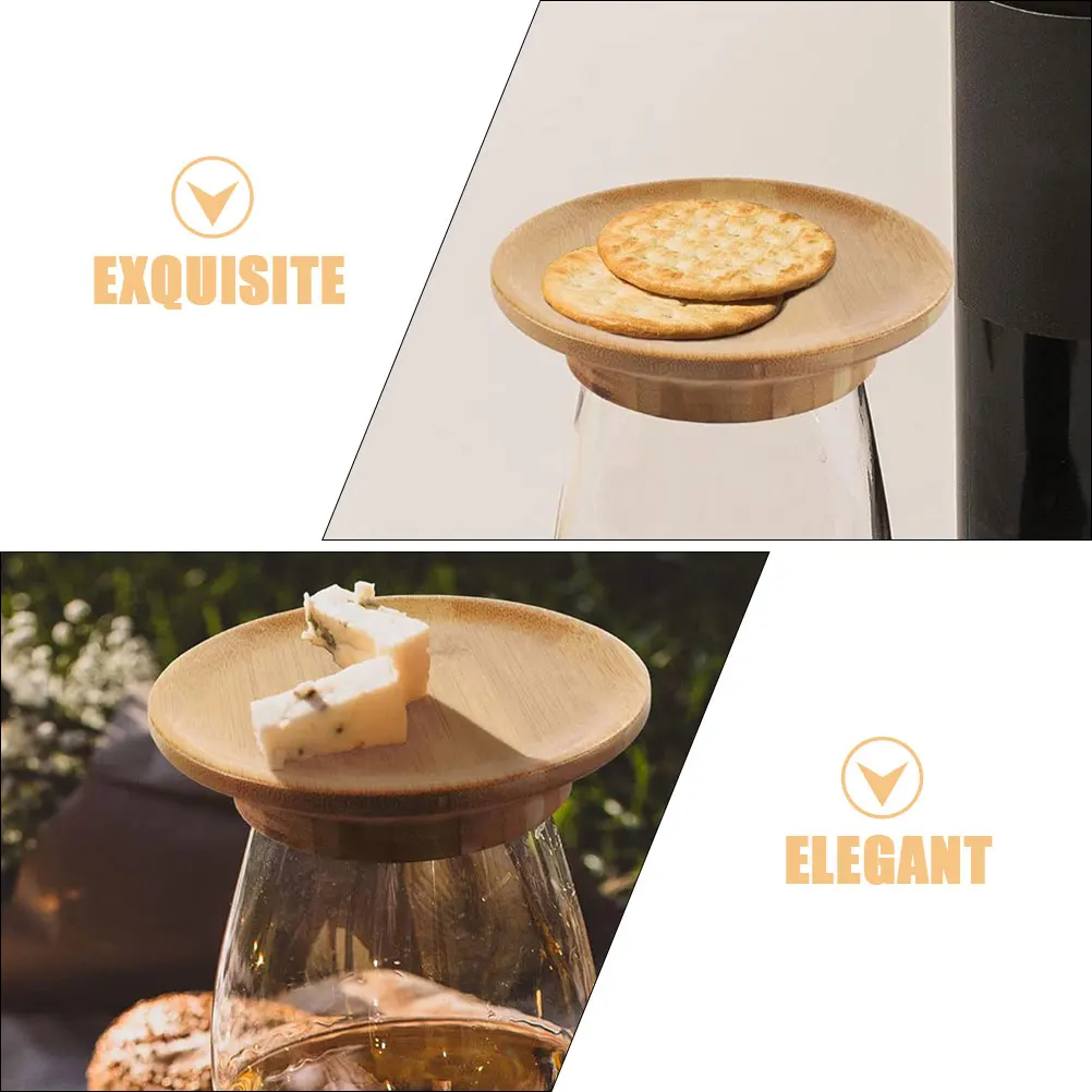 Wine Glass Bamboo Lid Multifunctional Coaster Eco Friendly Universal Drink Cover Elegant Design Perfect Gift
Wine Glass Bamboo Lid Multifunctional Coaster Eco Friendly Universal Drink Cover Elegant Design Perfect Gift