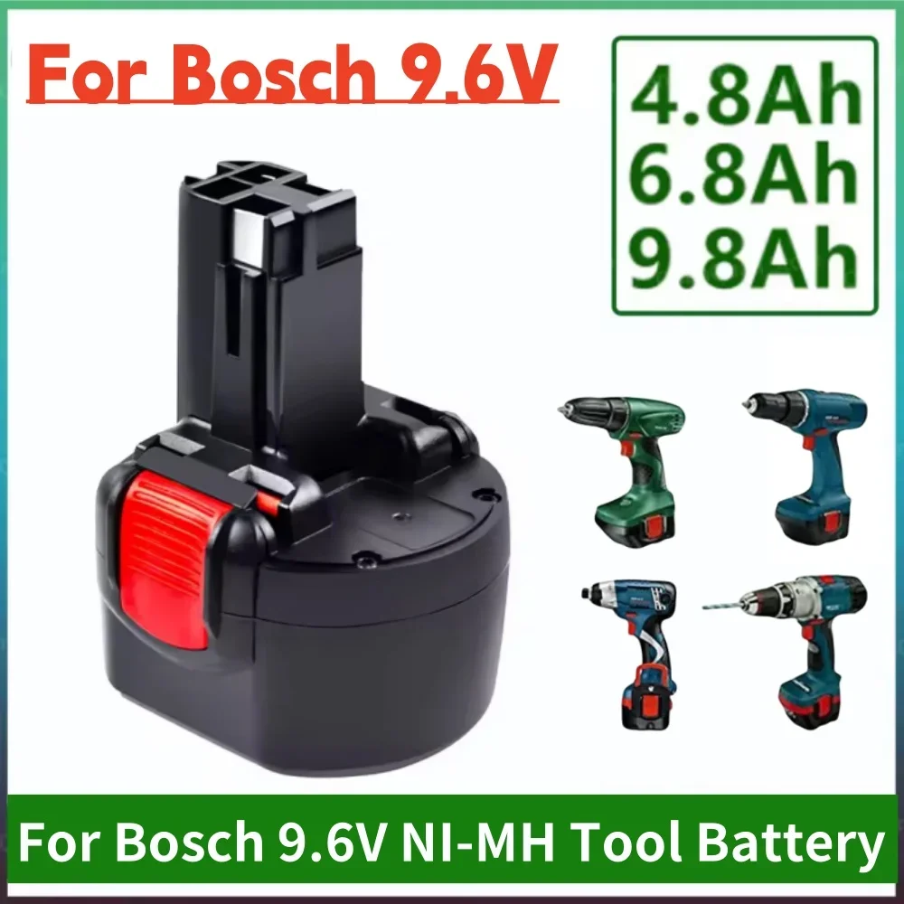 For Bosch 6800mAh 9.6V NI-MH Replacement Battery PSR 960 BAT048 BAT119 BAT100 BH984 BPT1041 23609 32609 PSR960 GSR 9 6V E-2 GSR
For Bosch 6800mAh 9.6V NI-MH Replacement Battery PSR 960 BAT048 BAT119 BAT100 BH984 BPT1041 23609 32609 PSR960 GSR 9 6V E-2 GSR