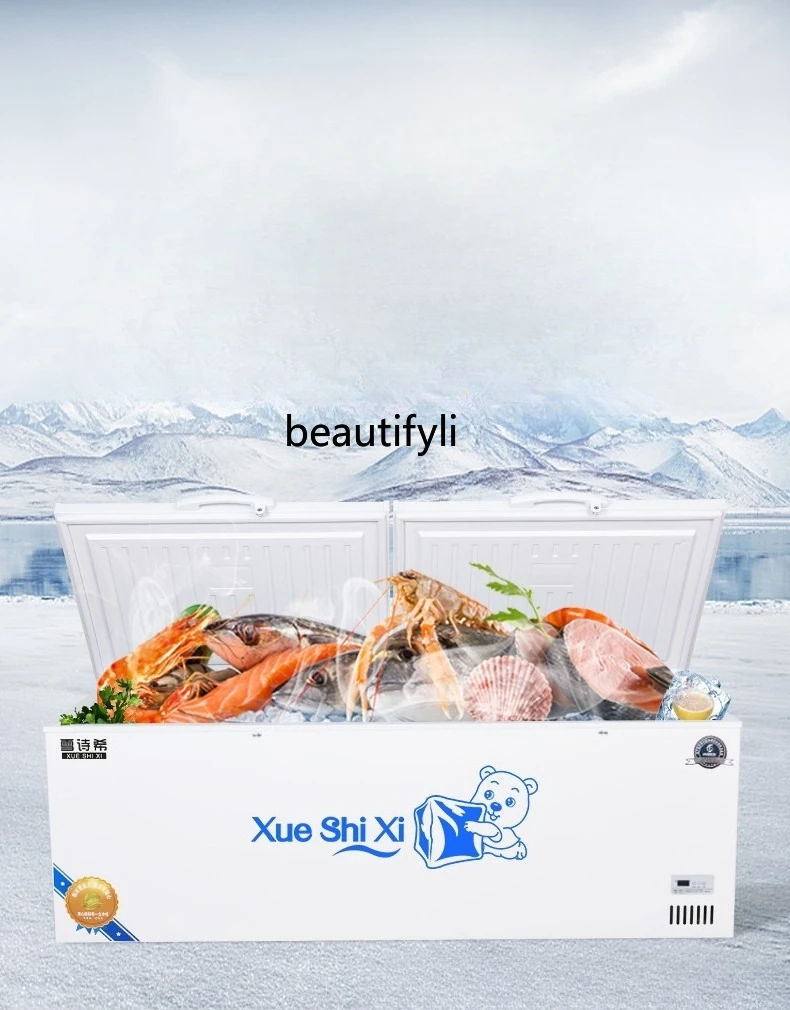 Horizontal Commercial Large Capacity Freezer Refrigerator Dual-use Freezer Single and Double Temperature Refrigerator
Horizontal Commercial Large Capacity Freezer Refrigerator Dual-use Freezer Single and Double Temperature Refrigerator