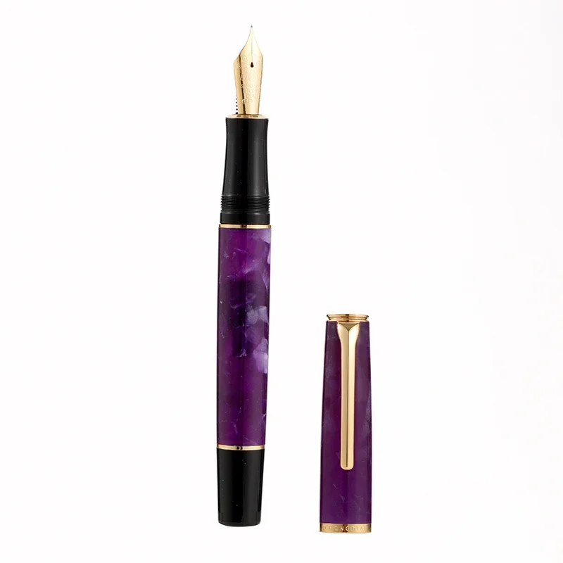 Precious Hongdian N12 Piston Fountain Pen Extra Fine / Fine Nib Beautiful Acrylic Resin Writing Stationery Gift Pen 6 Colors
Precious Hongdian N12 Piston Fountain Pen Extra Fine / Fine Nib Beautiful Acrylic Resin Writing Stationery Gift Pen 6 Colors