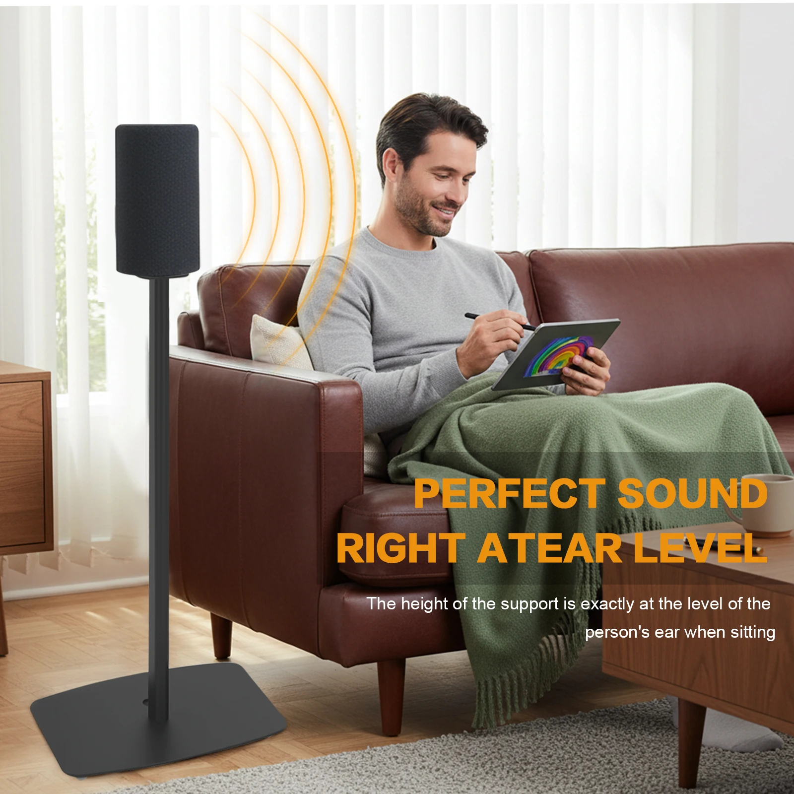 1 Pair Speaker Stands Fit for Sony SA-RS5 Home Floor Stand Mount Easy DIY Assembly Aluminum Alloy with Cable Management
1 Pair Speaker Stands Fit for Sony SA-RS5 Home Floor Stand Mount Easy DIY Assembly Aluminum Alloy with Cable Management