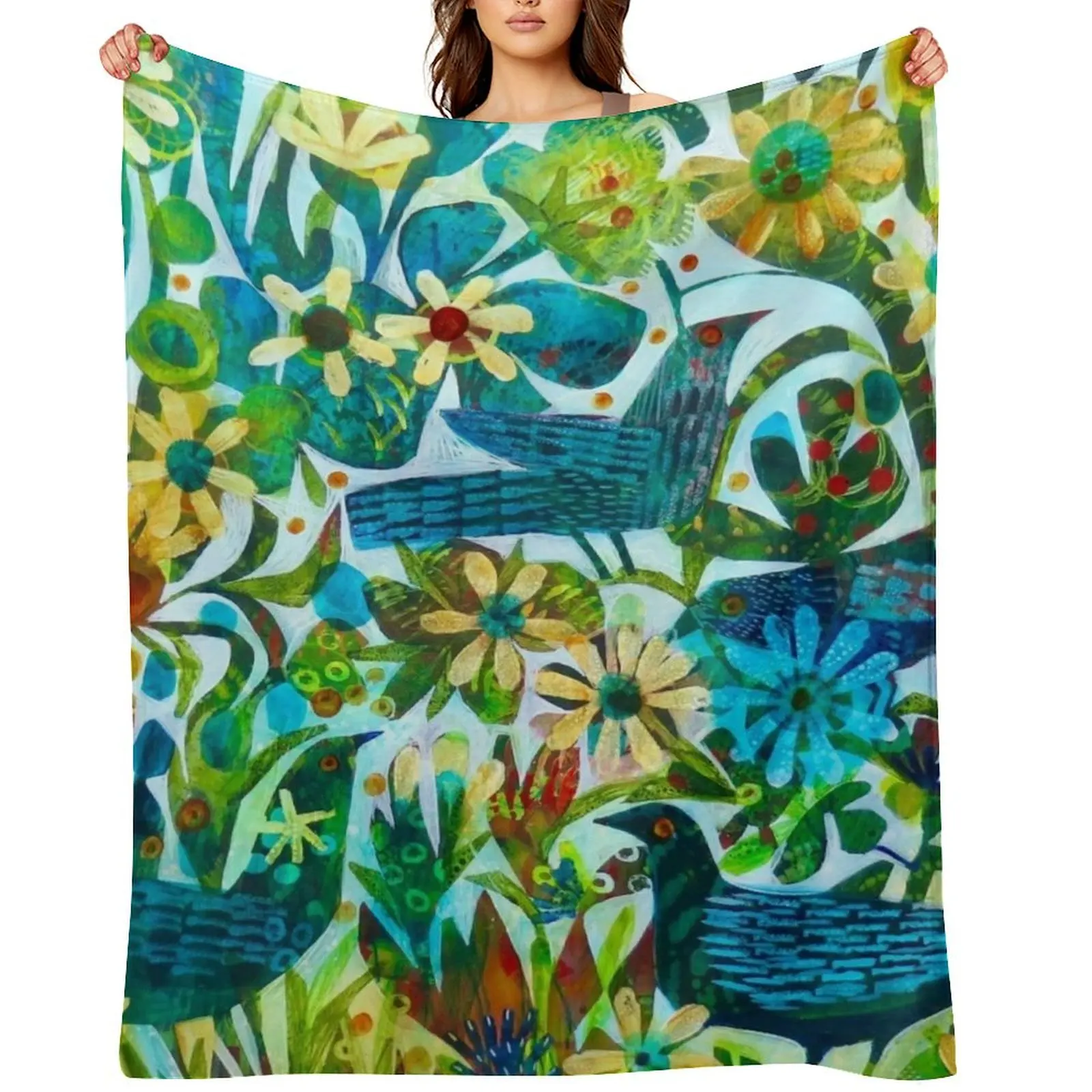 Summer light, an Este MacLeod design Throw Blanket for winter Plush wednesday Blankets 
Summer light, an Este MacLeod design Throw Blanket for winter Plush wednesday Blankets