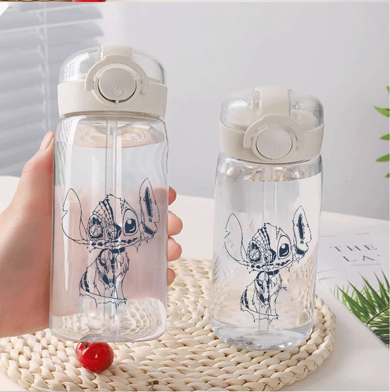 Disney Stich Series Straw Cup Transparent Girl Children's Plastic Water Cup Stitch Angel Anime Cartoon Summer Portable Handle
Disney Stich Series Straw Cup Transparent Girl Children's Plastic Water Cup Stitch Angel Anime Cartoon Summer Portable Handle