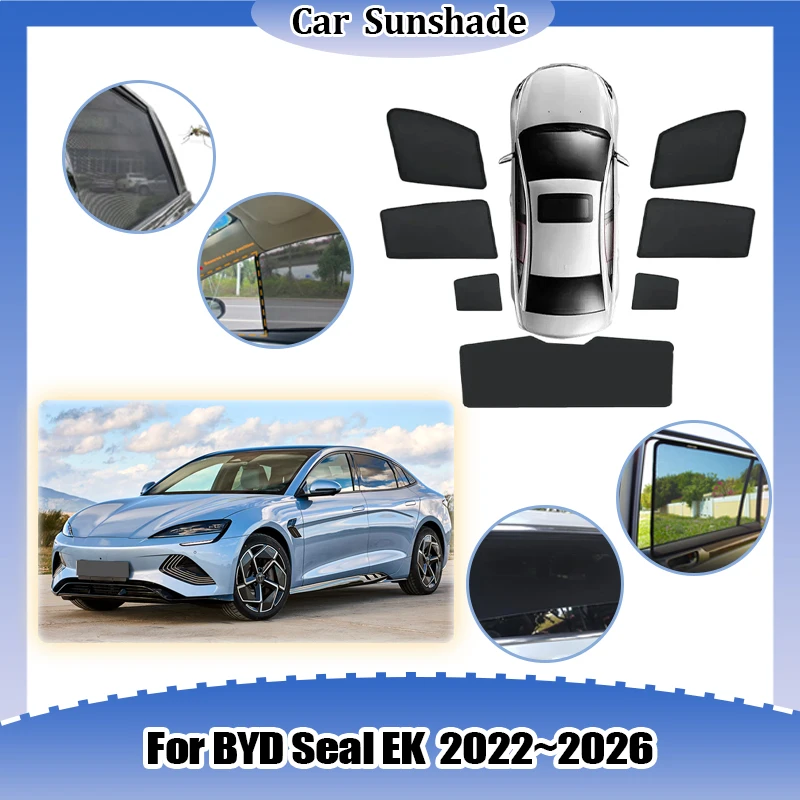 Sun Visor For BYD Seal EK 2022 2023 2024 2025 2026 Heat Insulation Side Window Cover Breathable UV Protection Shade Accessories
Sun Visor For BYD Seal EK 2022 2023 2024 2025 2026 Heat Insulation Side Window Cover Breathable UV Protection Shade Accessories