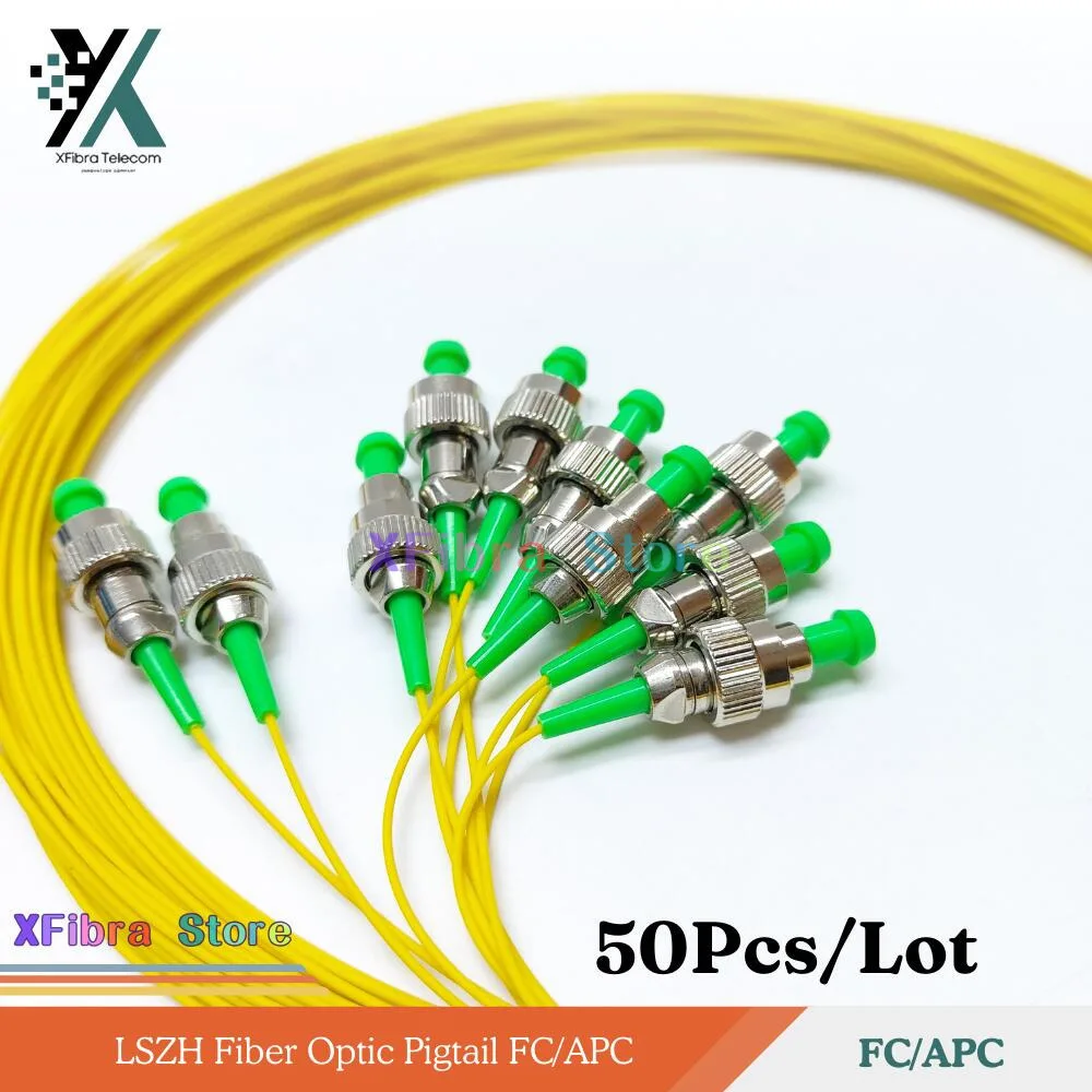 50Pcs 1M FC/APC Single Mode SX G657A1 0.9Mm Tight Buffer Yellow LSZH Fiber Optic Pigtail Cable For Splicing
50Pcs 1M FC/APC Single Mode SX G657A1 0.9Mm Tight Buffer Yellow LSZH Fiber Optic Pigtail Cable For Splicing