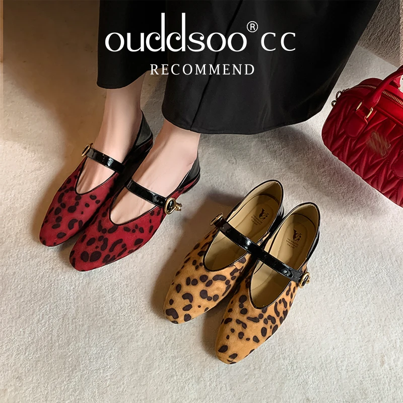 Ods Leopard Print Mary Janes Women Kid Suede Round Toe Buckle Strap New Trend Autumn Ladies Flat Shoes Handmade Zapatos De Mujer
Ods Leopard Print Mary Janes Women Kid Suede Round Toe Buckle Strap New Trend Autumn Ladies Flat Shoes Handmade Zapatos De Mujer