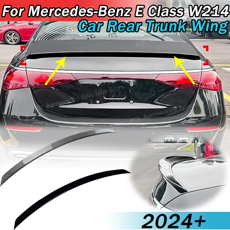 Car Rear Trunk Wing For Mercedes-Benz E Class W214 E260 E300 E53 E63 2024+ For AMG Splitter Spoiler Tail Wing Body Kit Trim
Car Rear Trunk Wing For Mercedes-Benz E Class W214 E260 E300 E53 E63 2024+ For AMG Splitter Spoiler Tail Wing Body Kit Trim