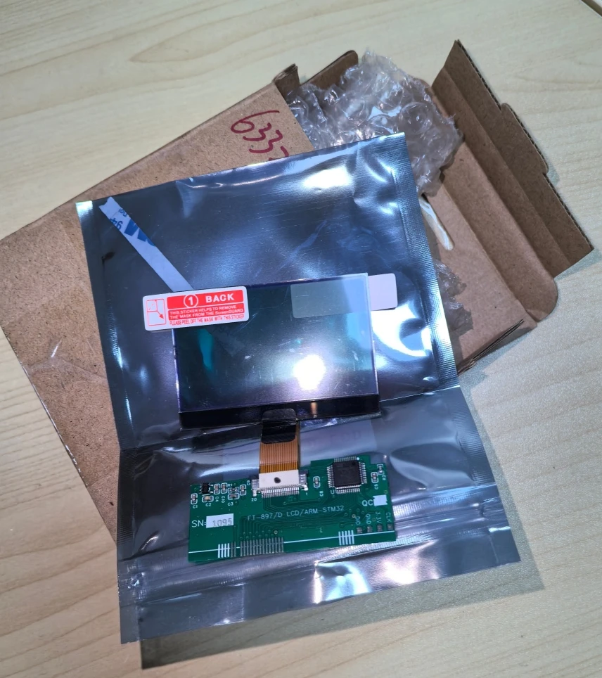 Suitable for FT-897/D LCD Substitute Display
Suitable for FT-897/D LCD Substitute Display