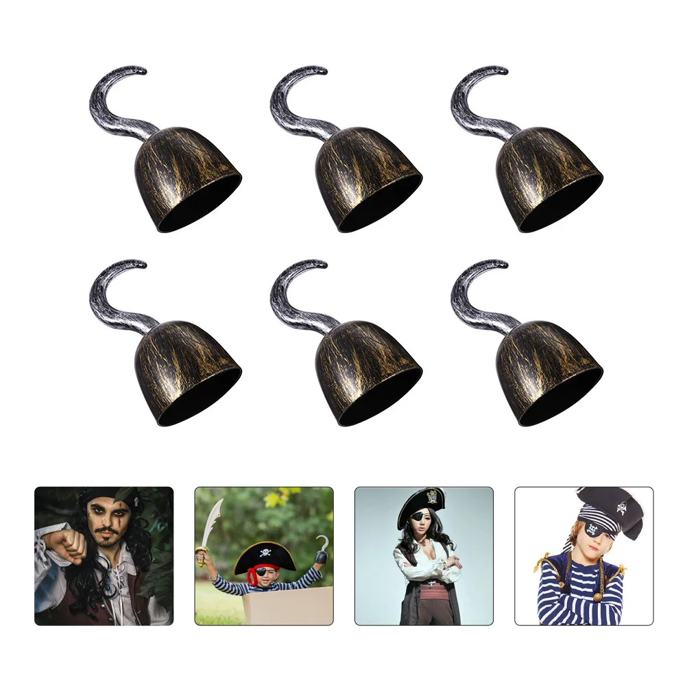 6 Pcs Pirate Hook Toy Fake Plastic Halloween Party Supplies Props Child Apparel
6 Pcs Pirate Hook Toy Fake Plastic Halloween Party Supplies Props Child Apparel