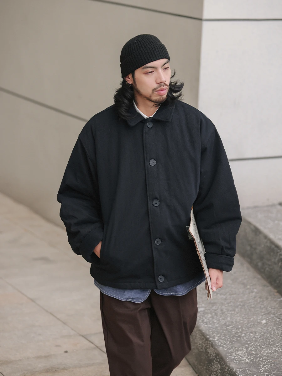 NOEARS Осенне-зимняя свободная хлопковая куртка с длинными рукавами и воротником, повседневная теплая верхняя одежда на одной пуговице, однотонная, молодежная, модная
NOEARS Осенне-зимняя свободная хлопковая куртка с длинными рукавами и воротником, повседневная теплая верхняя одежда на одной пуговице, однотонная, молодежная, модная