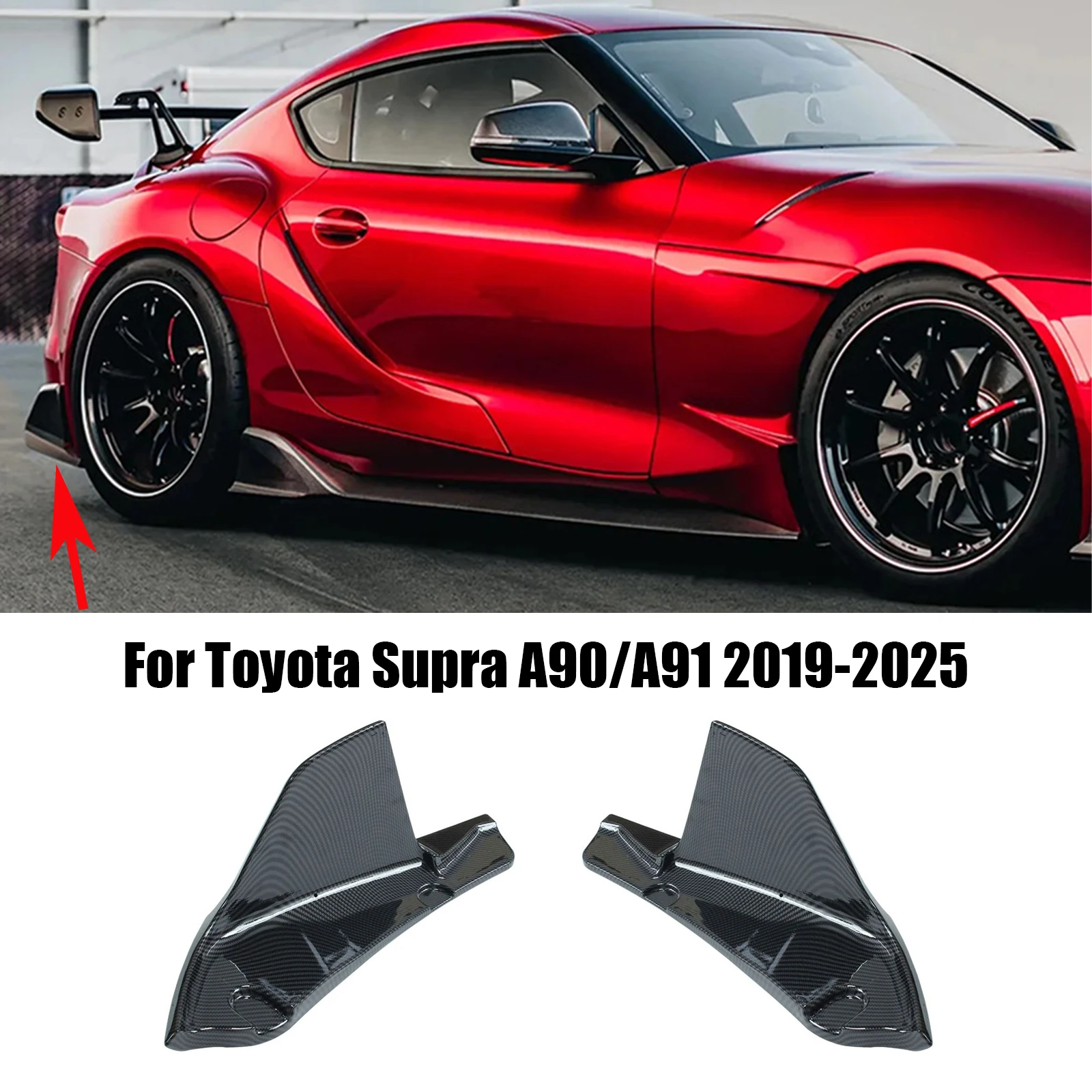 Rear Bumper Corners Body Kit Extension Car Accessories Impact Protection For Toyota Supra A90 A91 2019-2025 Glossy Black
Rear Bumper Corners Body Kit Extension Car Accessories Impact Protection For Toyota Supra A90 A91 2019-2025 Glossy Black