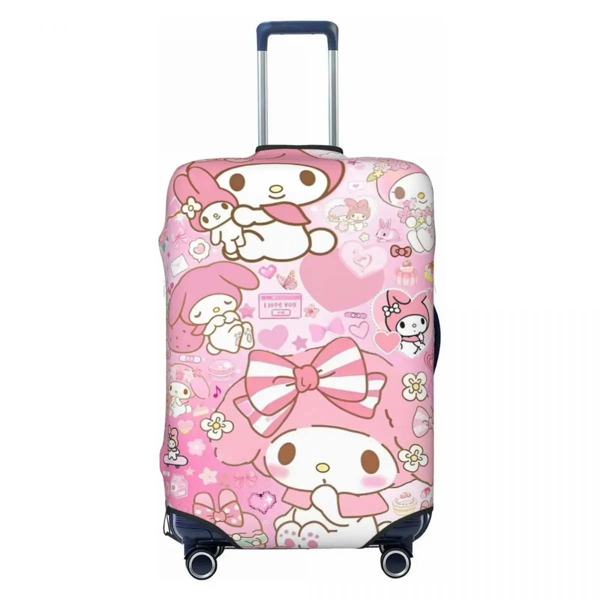 Kawaii My Melody Anime Suitcase Cover Flight Cruise Trip Useful Luggage Case Protector 
Kawaii My Melody Anime Suitcase Cover Flight Cruise Trip Useful Luggage Case Protector