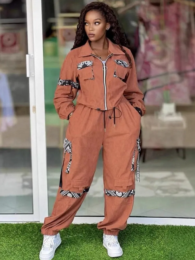 2 Piece Women Set Dashiki African Clothes Spring Autumn New Fashion Long Sleeve Denim Top And Pants Suit Party Matching Sets
2 Piece Women Set Dashiki African Clothes Spring Autumn New Fashion Long Sleeve Denim Top And Pants Suit Party Matching Sets
