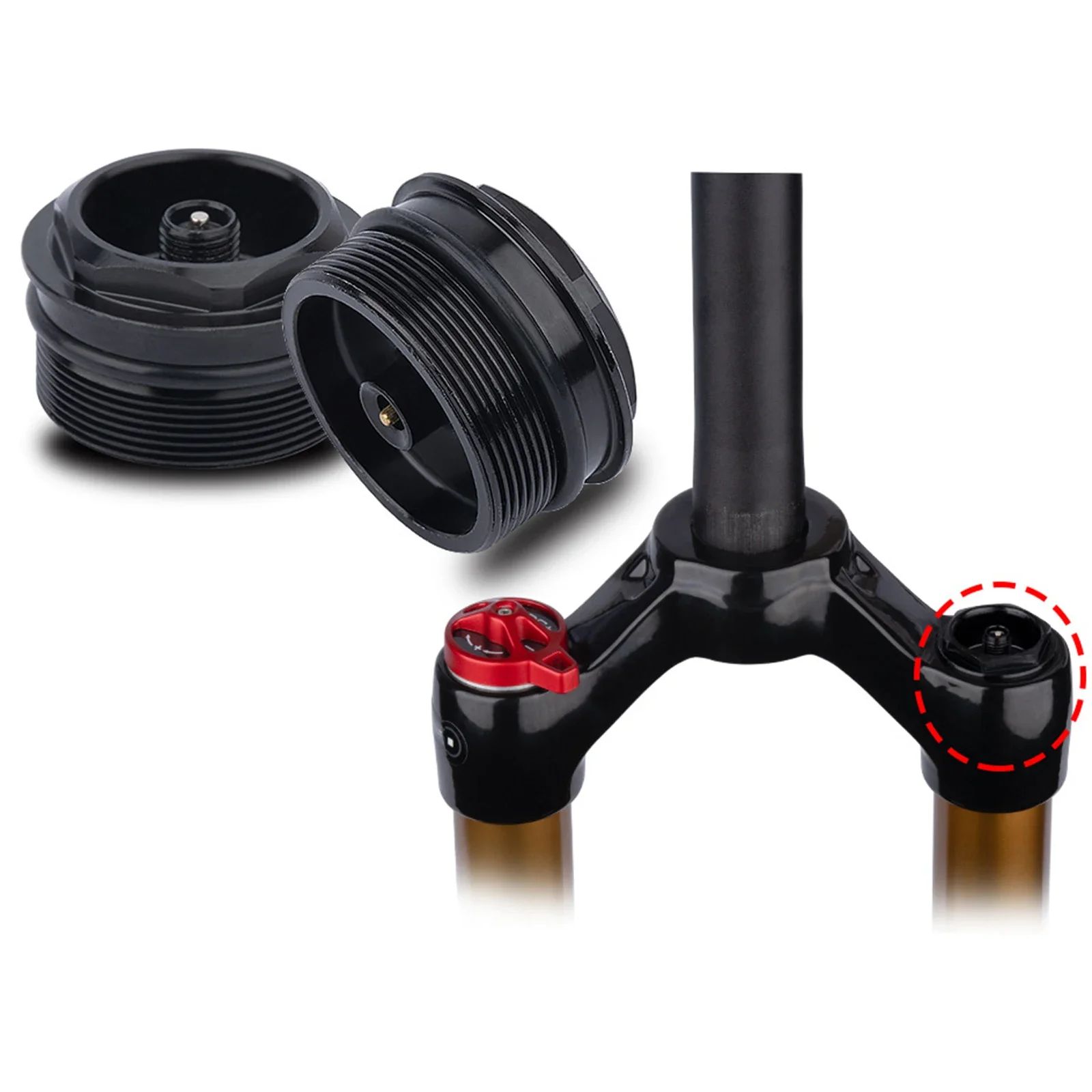 2023 New Valve Nut Front Fork 1Pcs 31xP1.0mm Aluminum Alloy Assembly Thread Bicycle Air Fork Cap For 34MM Tube
2023 New Valve Nut Front Fork 1Pcs 31xP1.0mm Aluminum Alloy Assembly Thread Bicycle Air Fork Cap For 34MM Tube