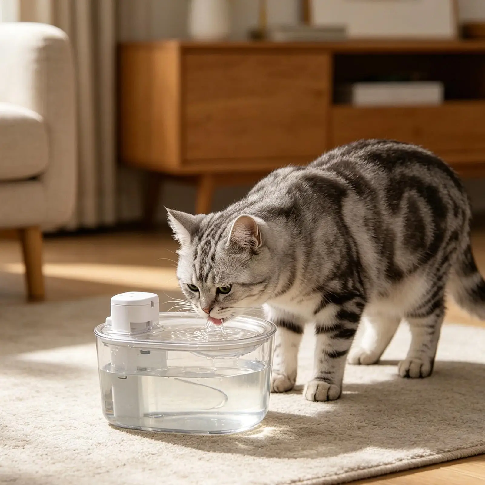Pet Water Fountain 3L Rechargeable Waterer With Sensor Water Fountain For Cats For Drinking Tabletop Desk Puppy Kitten Dog
Pet Water Fountain 3L Rechargeable Waterer With Sensor Water Fountain For Cats For Drinking Tabletop Desk Puppy Kitten Dog