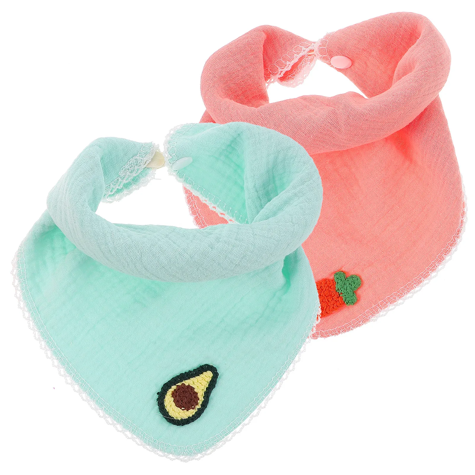 2Pcs Baby Drool Bibs Cartoon Pattern Soft Crepe Material Lightweight Toddler Bandana Bibs for Feeding Baby Bib
2Pcs Baby Drool Bibs Cartoon Pattern Soft Crepe Material Lightweight Toddler Bandana Bibs for Feeding Baby Bib