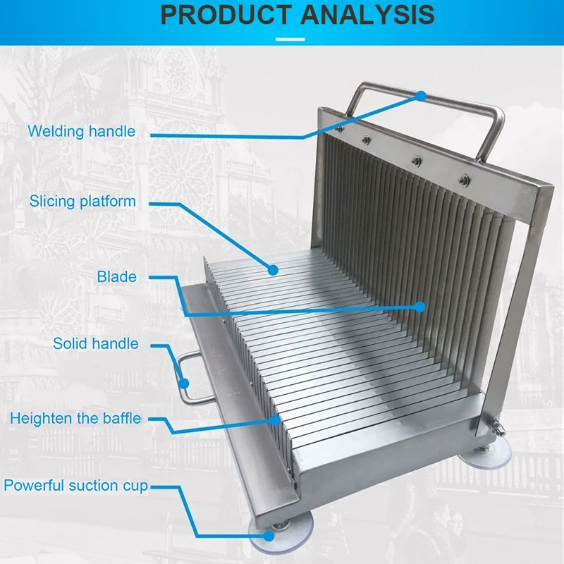 Multi-function Slicing Hand Pressure Stainless Steel Manual Slicer Vegetable Meat Cooked Food Slice
Multi-function Slicing Hand Pressure Stainless Steel Manual Slicer Vegetable Meat Cooked Food Slice