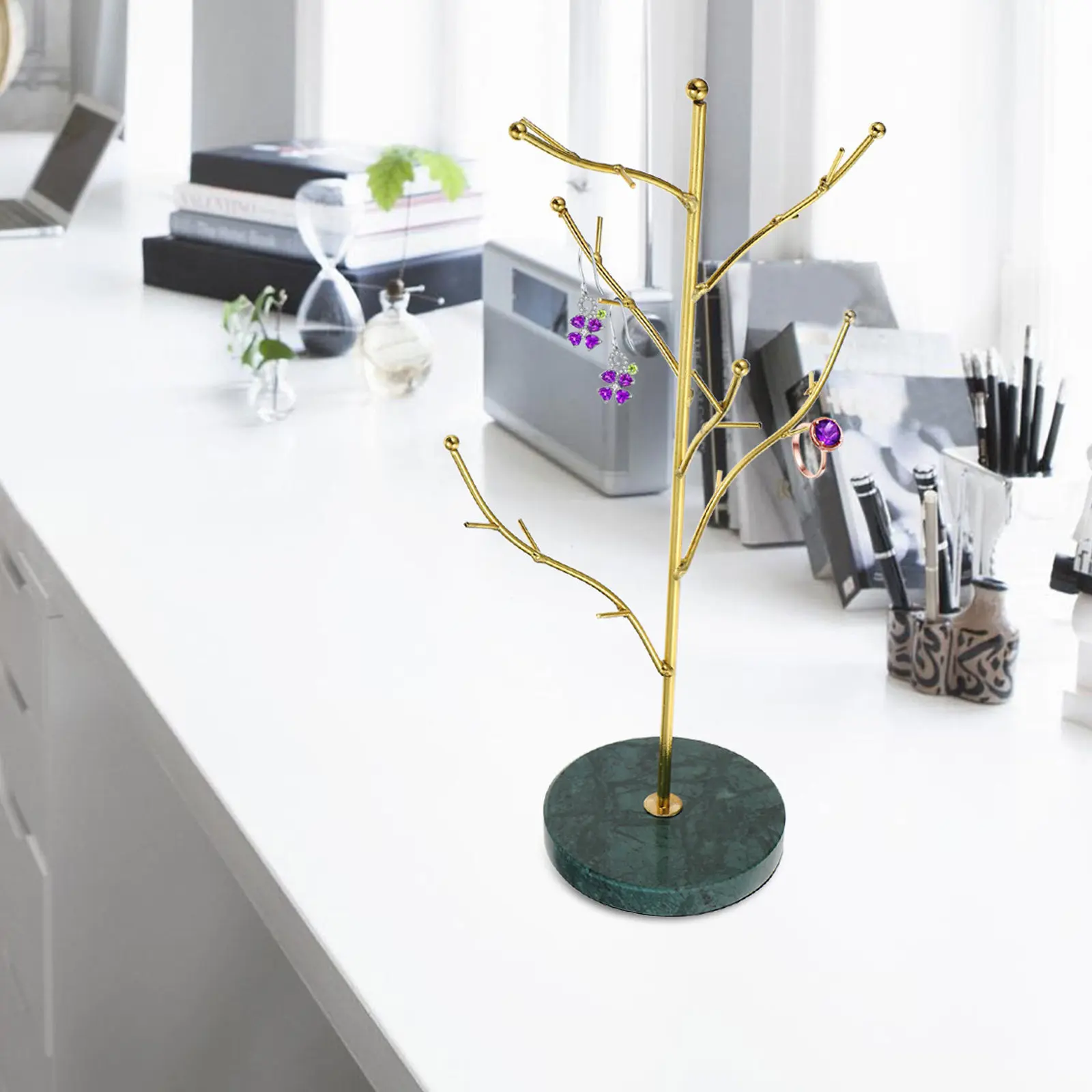1Pcs Marble Tree Shape Jewelry Rack Multi Functional Organizer Hanging Display Stand Decorative Home Jewelry Holder for Bedroom
1Pcs Marble Tree Shape Jewelry Rack Multi Functional Organizer Hanging Display Stand Decorative Home Jewelry Holder for Bedroom