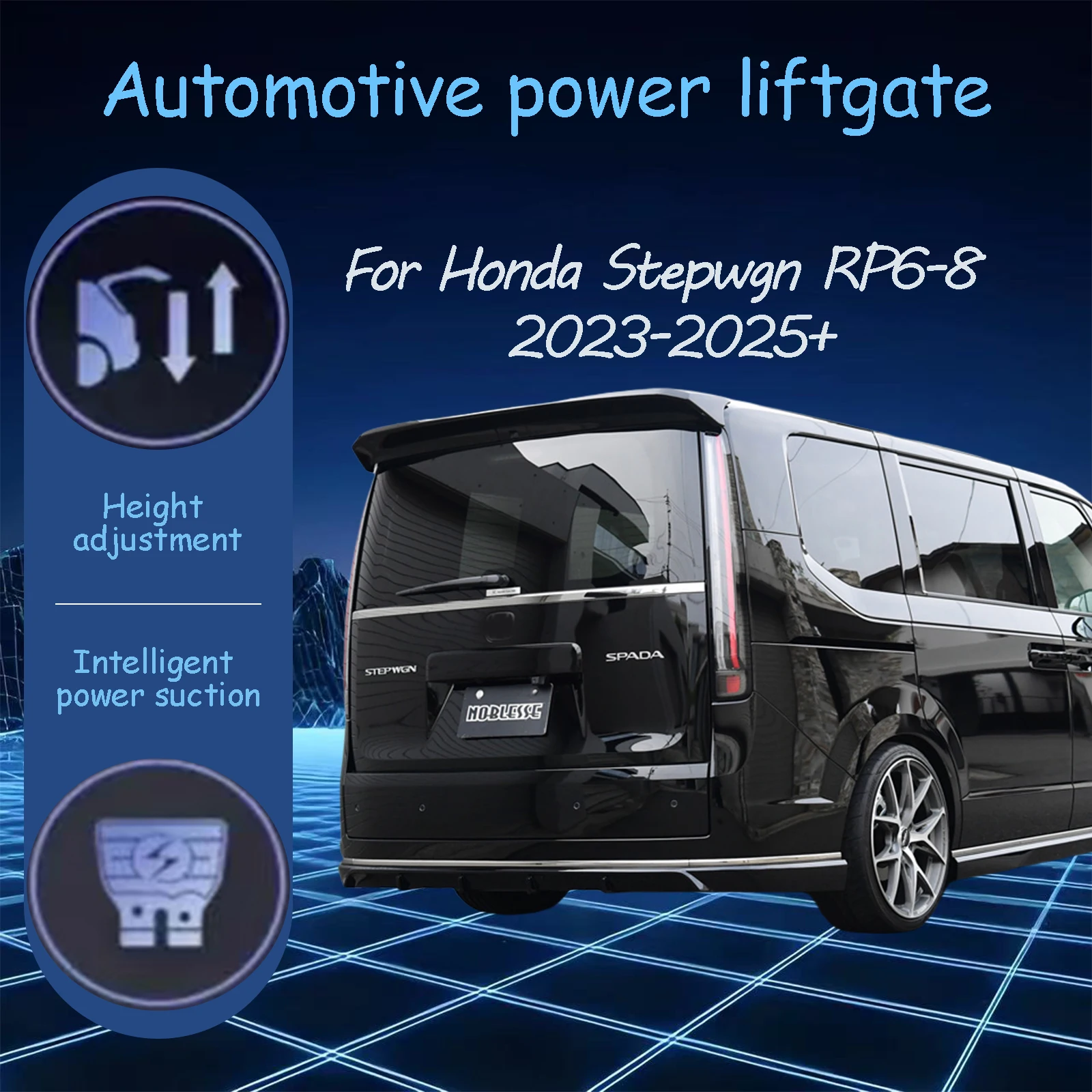 For Honda Stepwgn RP6-8 2023-2025+ Electric tailgate automatic suction locks suitable Trunk modification system
For Honda Stepwgn RP6-8 2023-2025+ Electric tailgate automatic suction locks suitable Trunk modification system