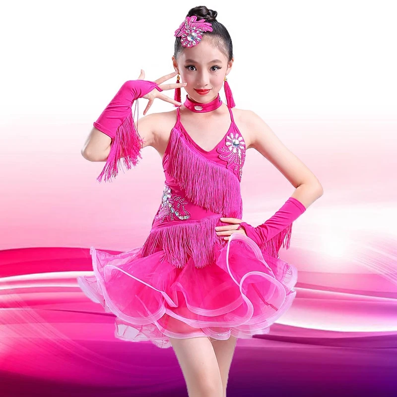 New Children's Latin Dance Costume Competition Dance Costume Tutu Skirt Performance Costume Modern Dance Skirt
New Children's Latin Dance Costume Competition Dance Costume Tutu Skirt Performance Costume Modern Dance Skirt