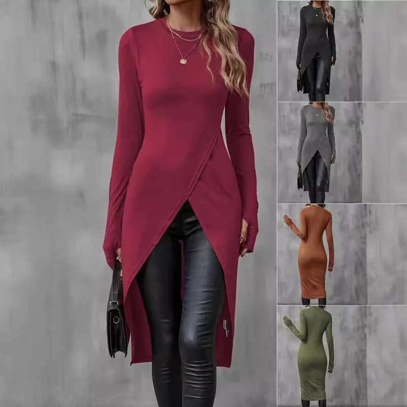 Trendy Basic-Shirt Long Version Artistic Retro Design High-End Women's Top Hot Sale
Trendy Basic-Shirt Long Version Artistic Retro Design High-End Women's Top Hot Sale