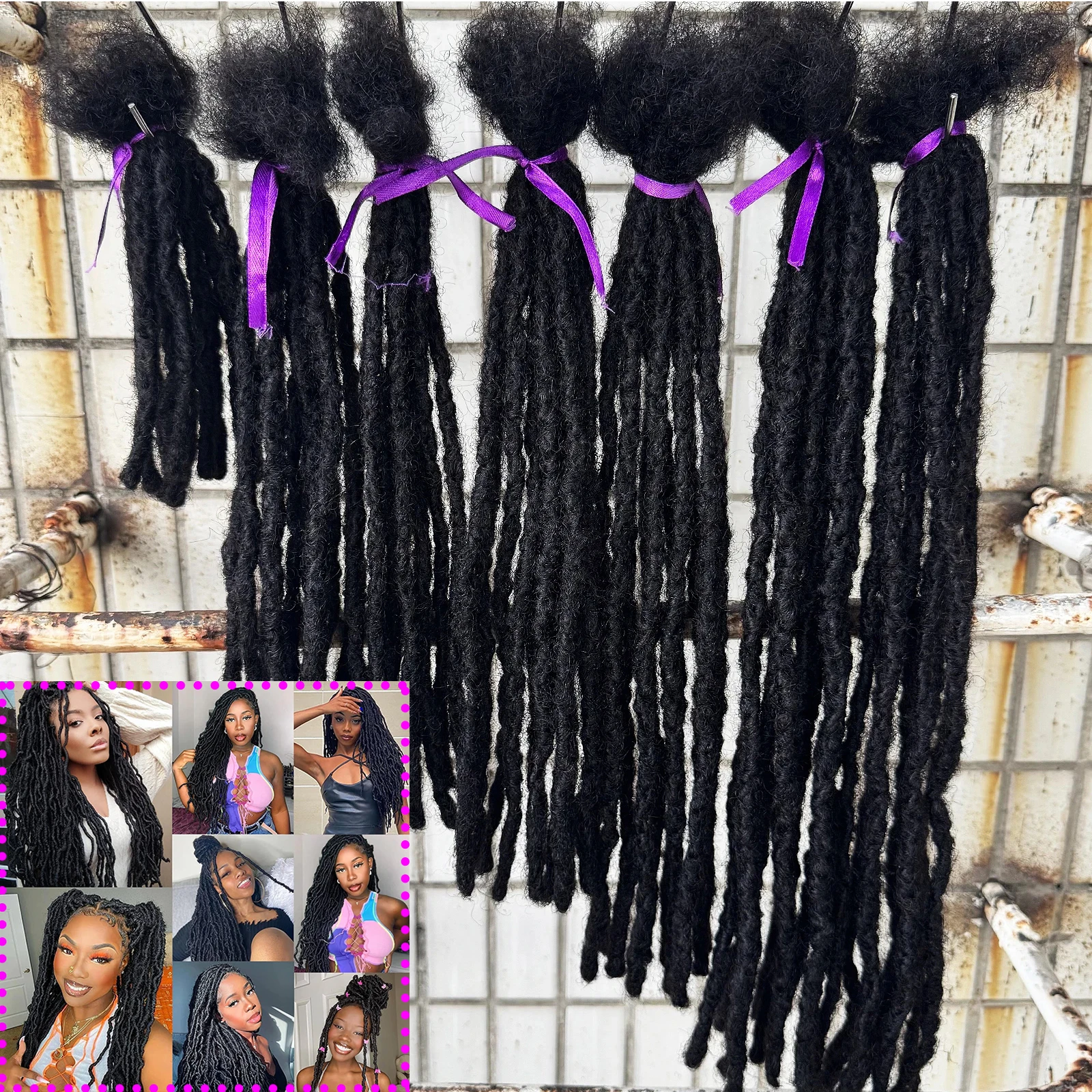 6-20inch 0.6cm Width Interlocking Locs Dreadlock Extensions Real Human Hair Crochet Hair Handmade Permanent Locs for Men Women
6-20inch 0.6cm Width Interlocking Locs Dreadlock Extensions Real Human Hair Crochet Hair Handmade Permanent Locs for Men Women