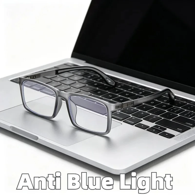 Anti Blue Light Glasses for Unisex Computer Eyeglasses Square Frame Lightweight Clear Lens Gaming Glasses for Digital Eye Strain
Anti Blue Light Glasses for Unisex Computer Eyeglasses Square Frame Lightweight Clear Lens Gaming Glasses for Digital Eye Strain