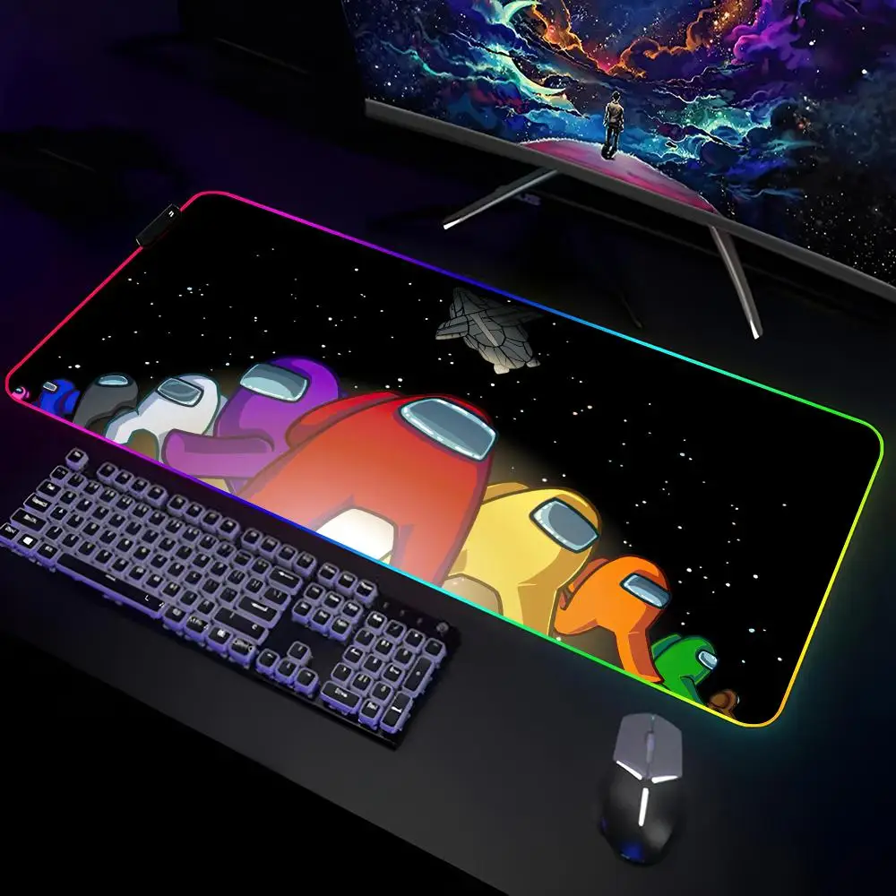 A-AMonGes Us-es Mouse Pad Gamer RGB Deskmat Keyboard Mat Gaming Laptops LED Mousepad Desk Protector Anime Mause Mats
A-AMonGes Us-es Mouse Pad Gamer RGB Deskmat Keyboard Mat Gaming Laptops LED Mousepad Desk Protector Anime Mause Mats