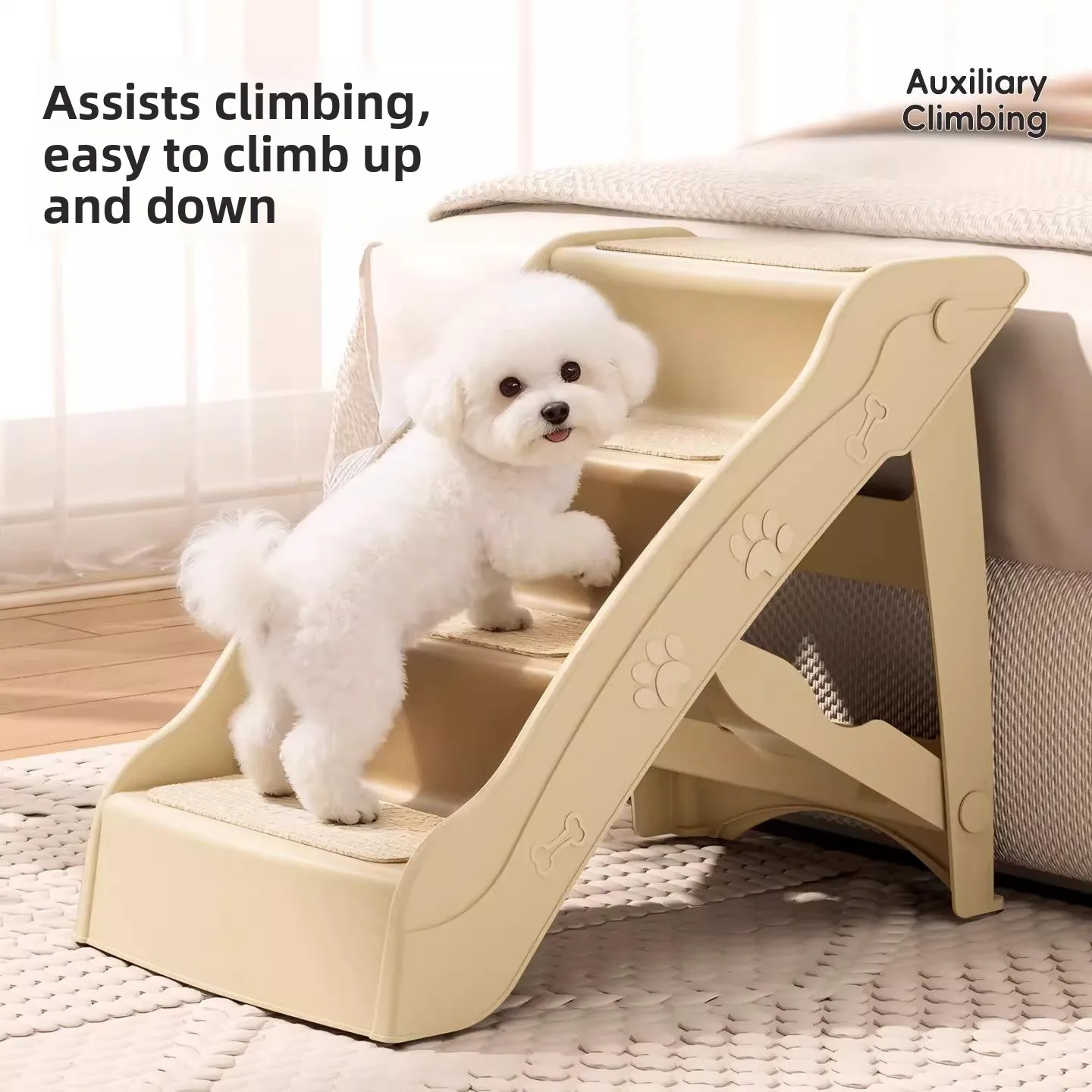 Anti-Slip Pet Stairs Dog Ladder Bed Step Sofa Climbing Steps for Elderly Dogs And Cats Small Medium Size Foldable Pet Steps
Anti-Slip Pet Stairs Dog Ladder Bed Step Sofa Climbing Steps for Elderly Dogs And Cats Small Medium Size Foldable Pet Steps