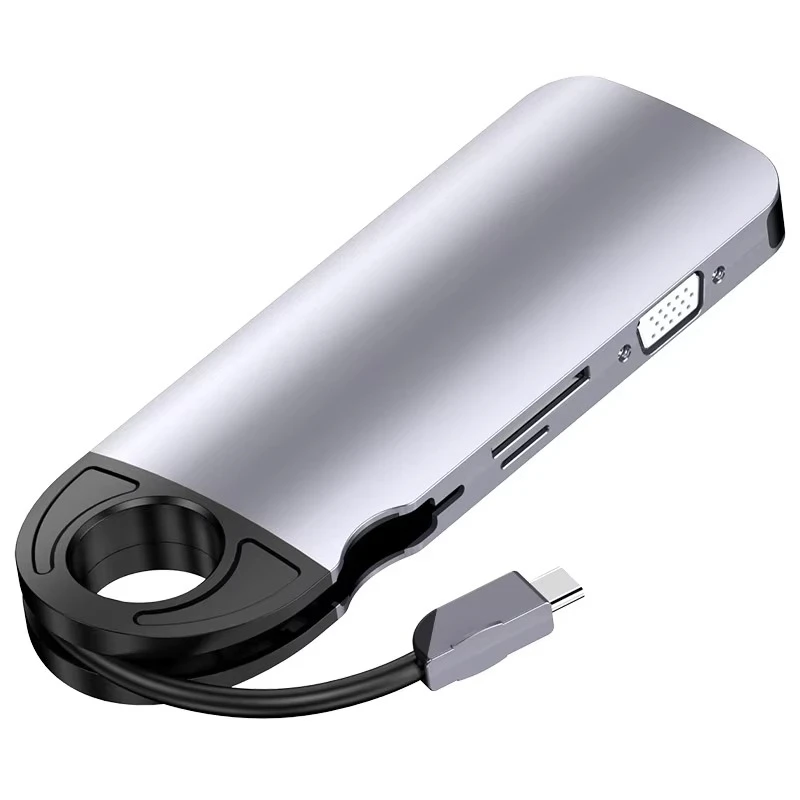 10-in-1 Smart Aluminum USB3.0 Type-C Docking Station USB Hub
10-in-1 Smart Aluminum USB3.0 Type-C Docking Station USB Hub