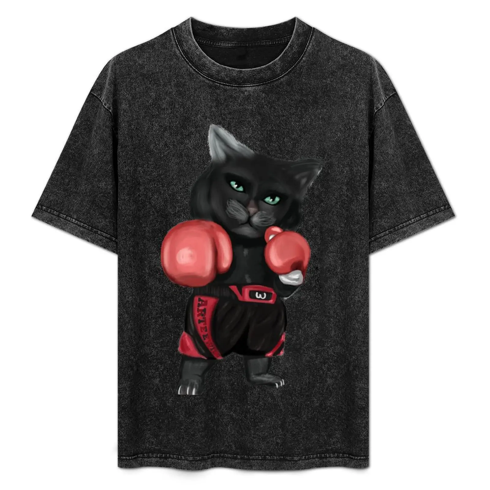 Boxing Cat, Black Edition T-Shirt Standard Fit Solid Tee Shirt
Boxing Cat, Black Edition T-Shirt Standard Fit Solid Tee Shirt