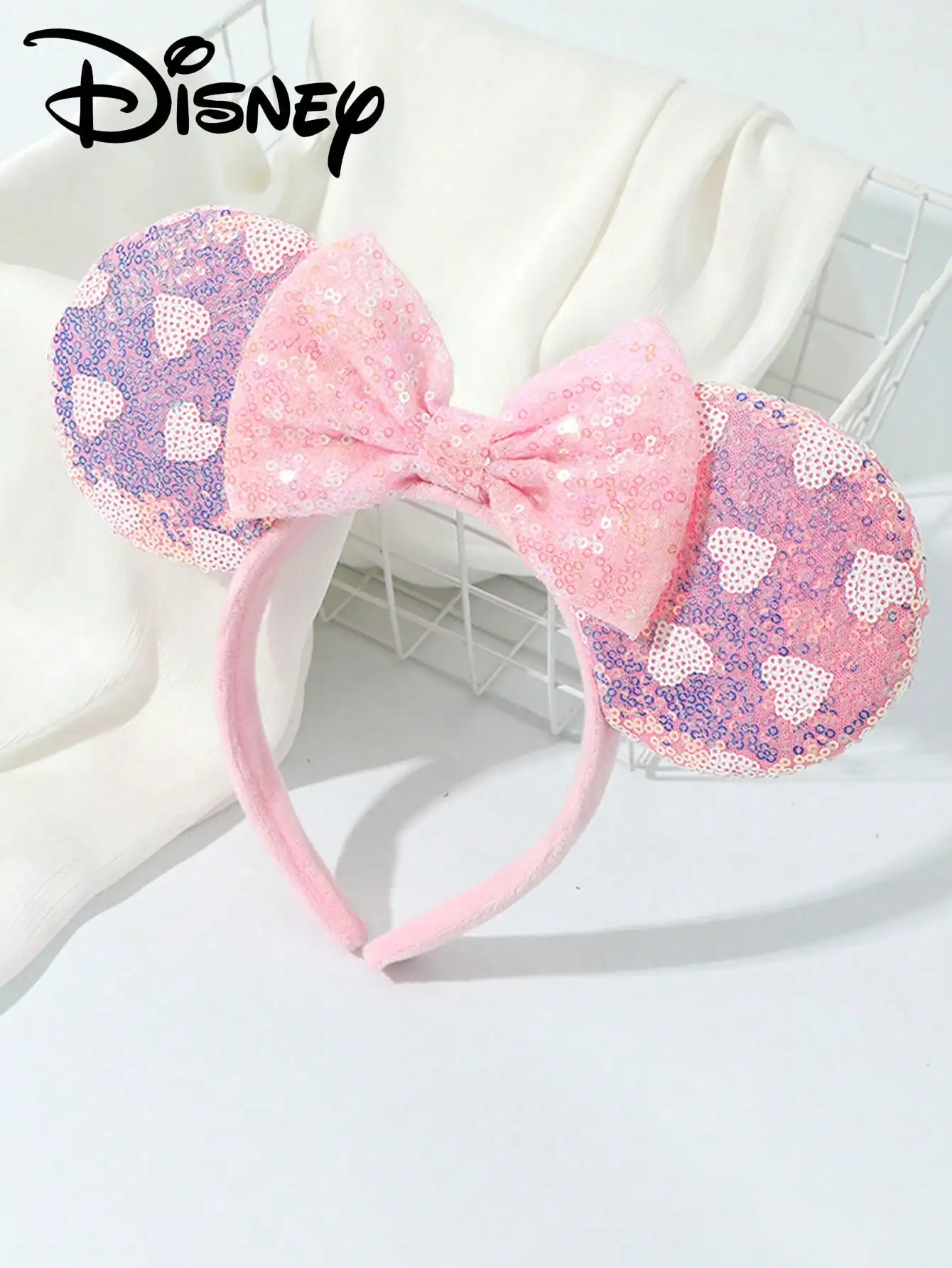 Gradient Heart Sequin Minnie Mouse Ear Headband For Adult Party Costume Accessory
Gradient Heart Sequin Minnie Mouse Ear Headband For Adult Party Costume Accessory
