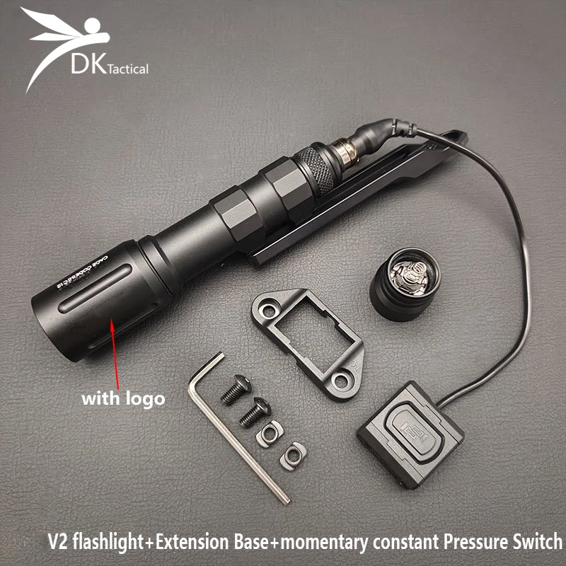 Металлический фонарик SotacTactical V2 для охотничьего разведчика, модель M300 M600, дистанционный переключатель давления, подходит для рельсы Mlok Keymod
Металлический фонарик SotacTactical V2 для охотничьего разведчика, модель M300 M600, дистанционный переключатель давления, подходит для рельсы Mlok Keymod